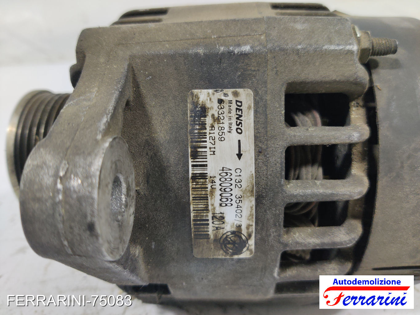 Alternatore ALFA ROMEO 147 937 1.9 JTD 2001-2010 46809068, 63321859, 354023 7