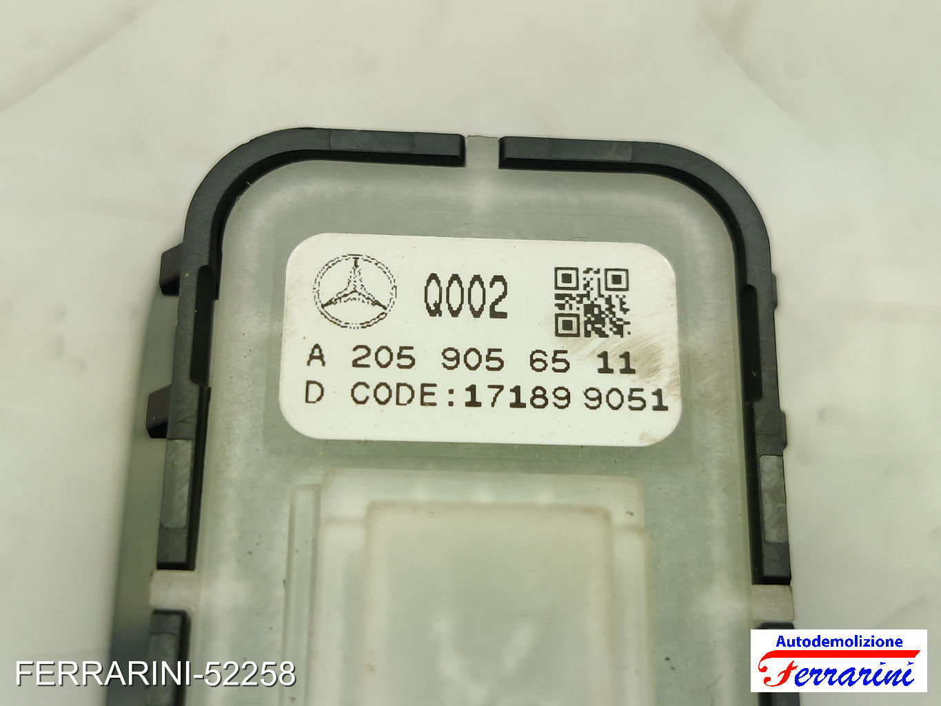 Interruttore comando sedile MERCEDES CLASSE C S205 2015-2018 A2059056511 7