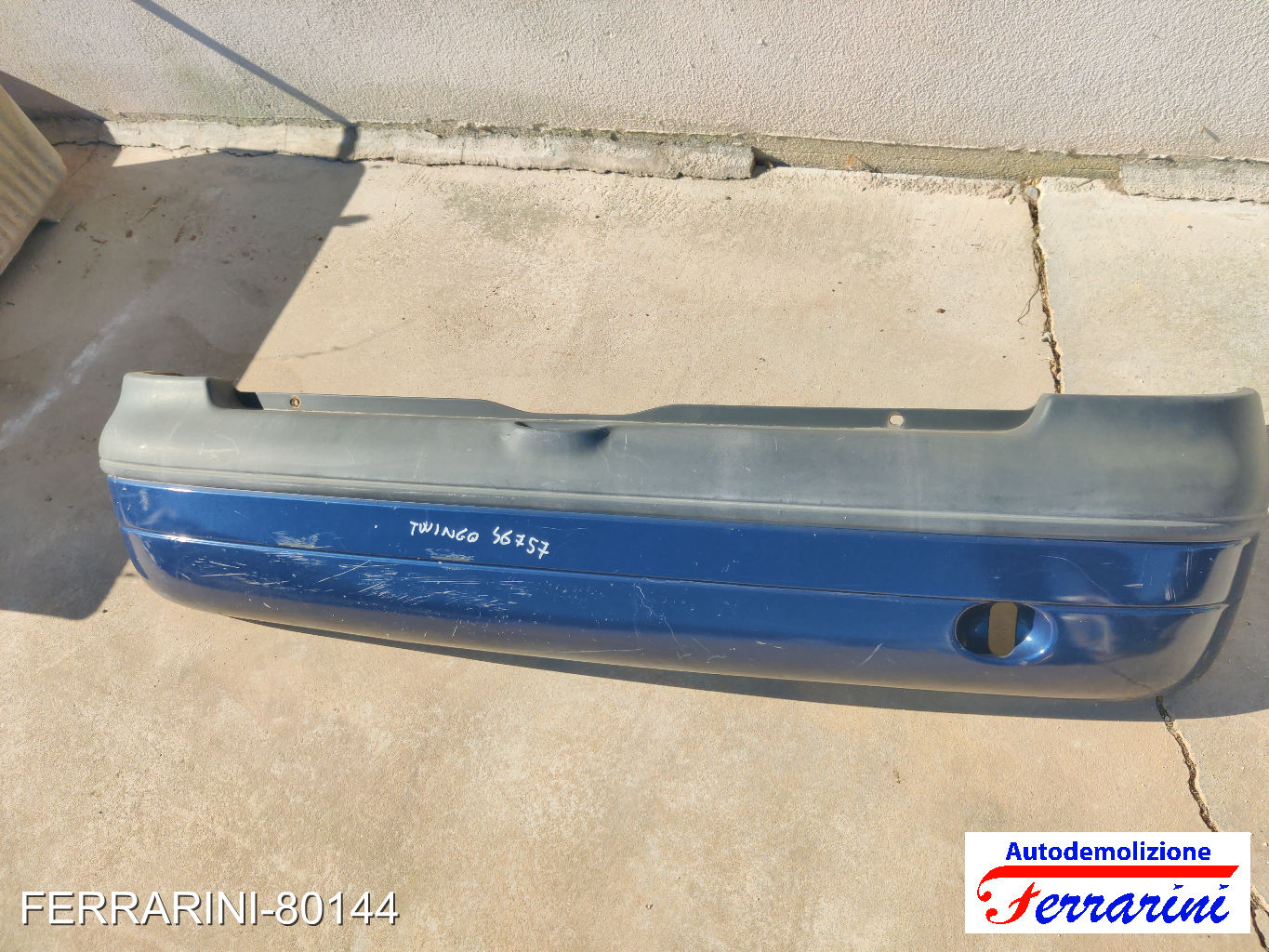 Paraurti RENAULT TWINGO 1 C06 1996-2007 Retro 7700420919, 7700823765, 7701471467