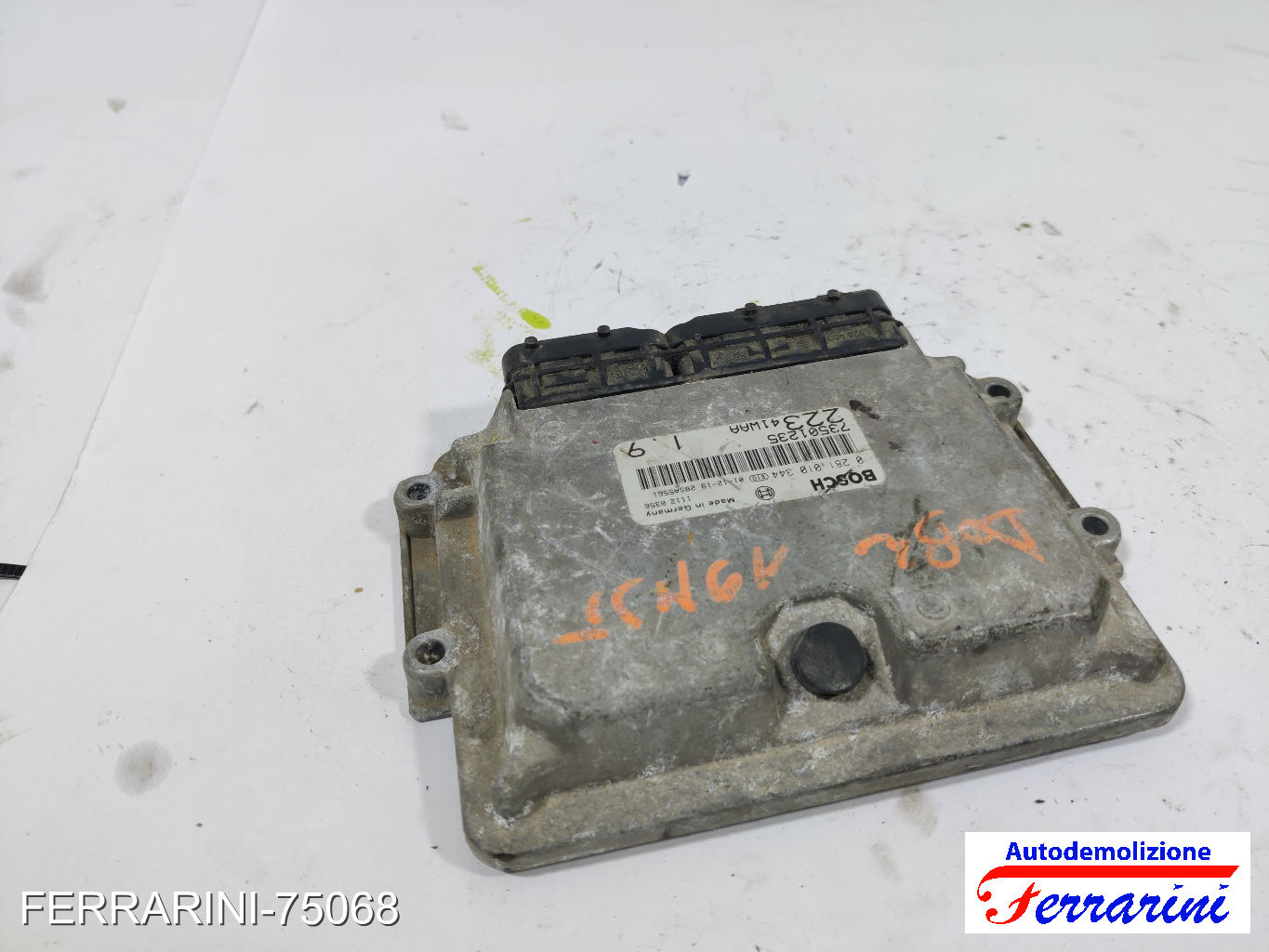 Centralina Motore FIAT DOBLO 223 1.9 JTD 2001-2023 73501235, 0281010344