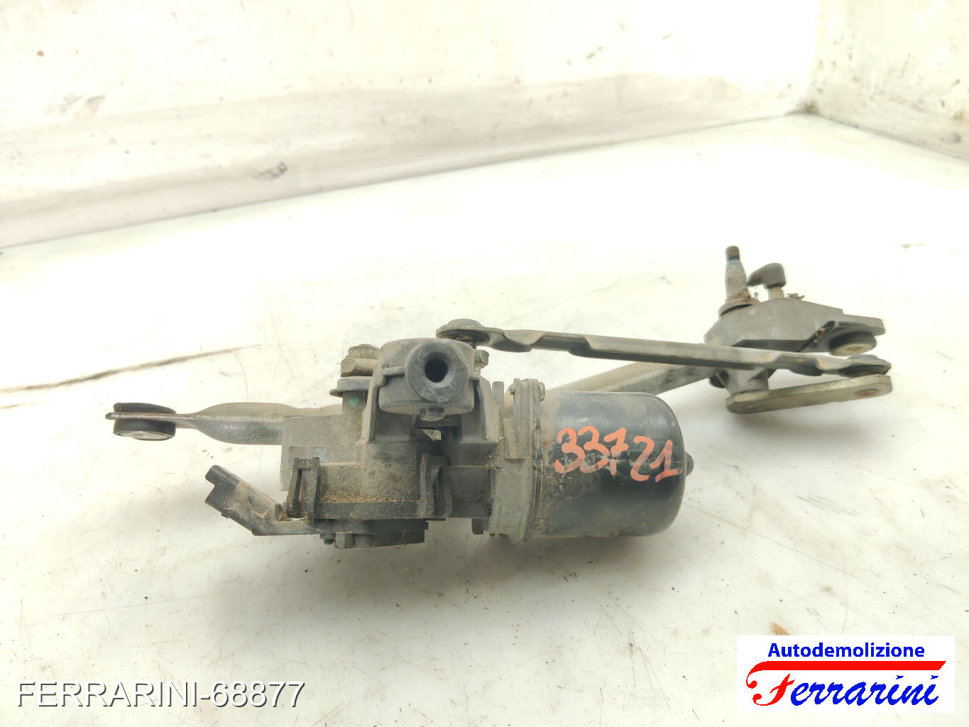 Spazzacqua Motorino Tergicristallo PEUGEOT 107 PM, PN 2005-2014 anteriore 9