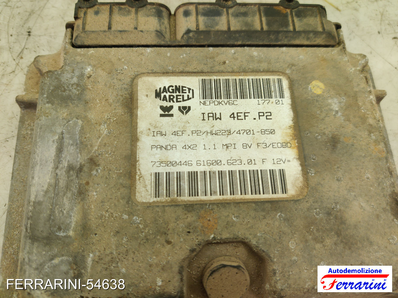 Centralina Motore FIAT PANDA 141 1100 1995-2003 73500446, IAW4EFP2 7