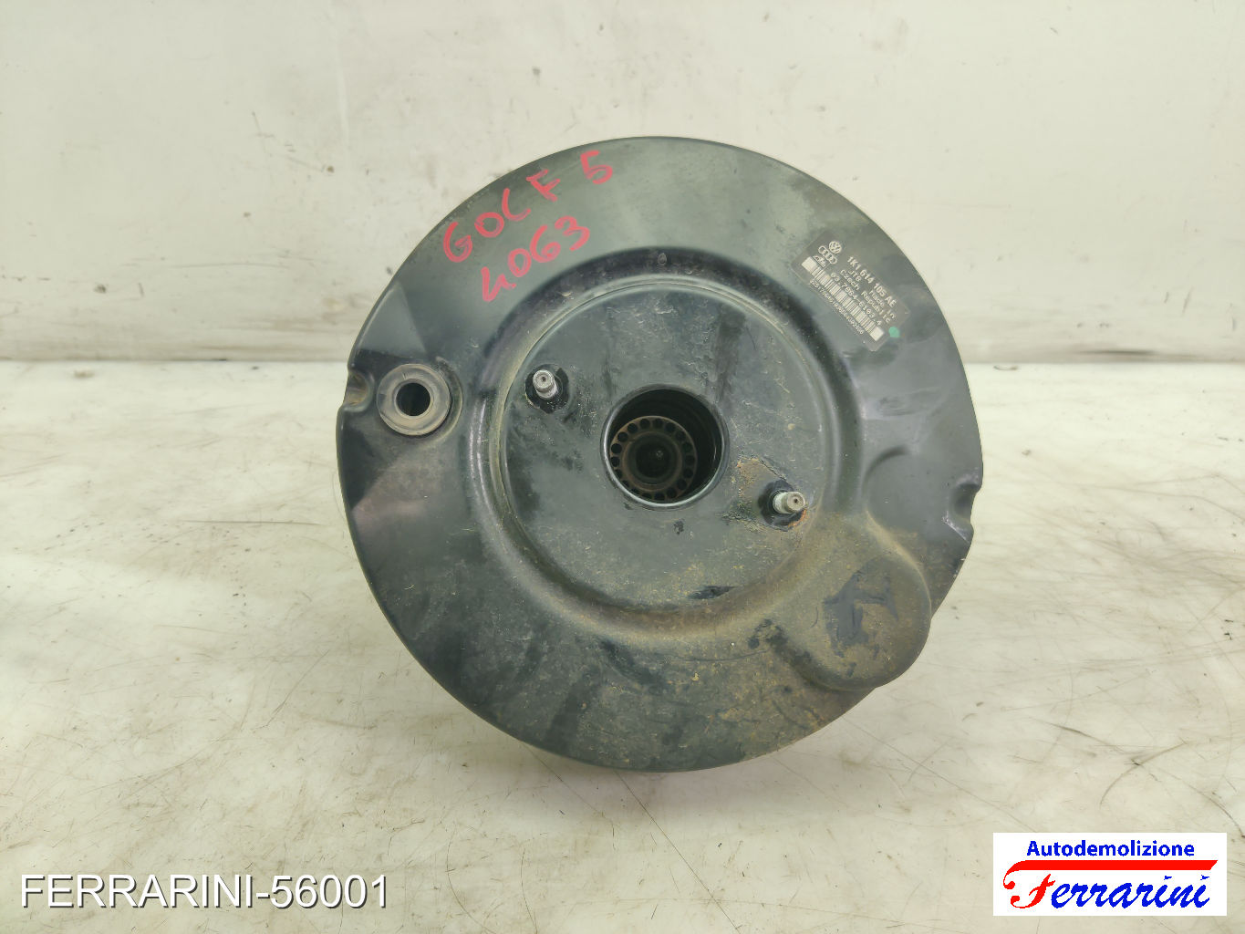 Servofreno VW GOLF 5 1K1 1.9 TDI 2003-2008 1K1614105AE, 03786461034 9