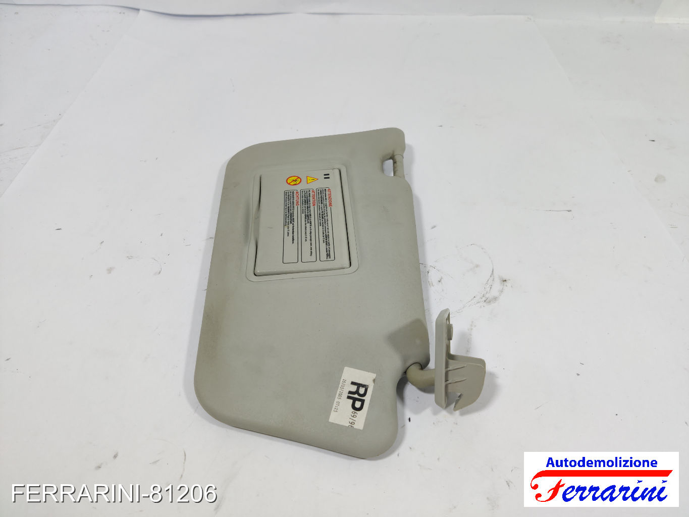 Aletta Parasole NISSAN MICRA 3 K12 2003-2010 destro, dx 7