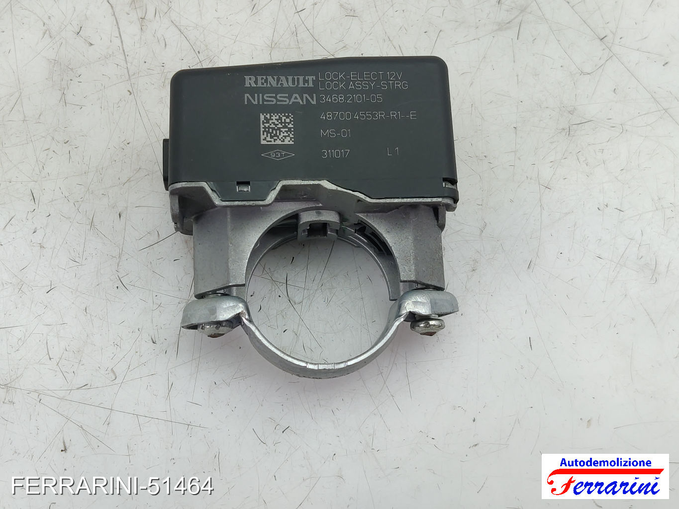 Bloccasterzo Elettrico NISSAN QASHQAI 2 J11 2013-2023 487004553R, 3468210105