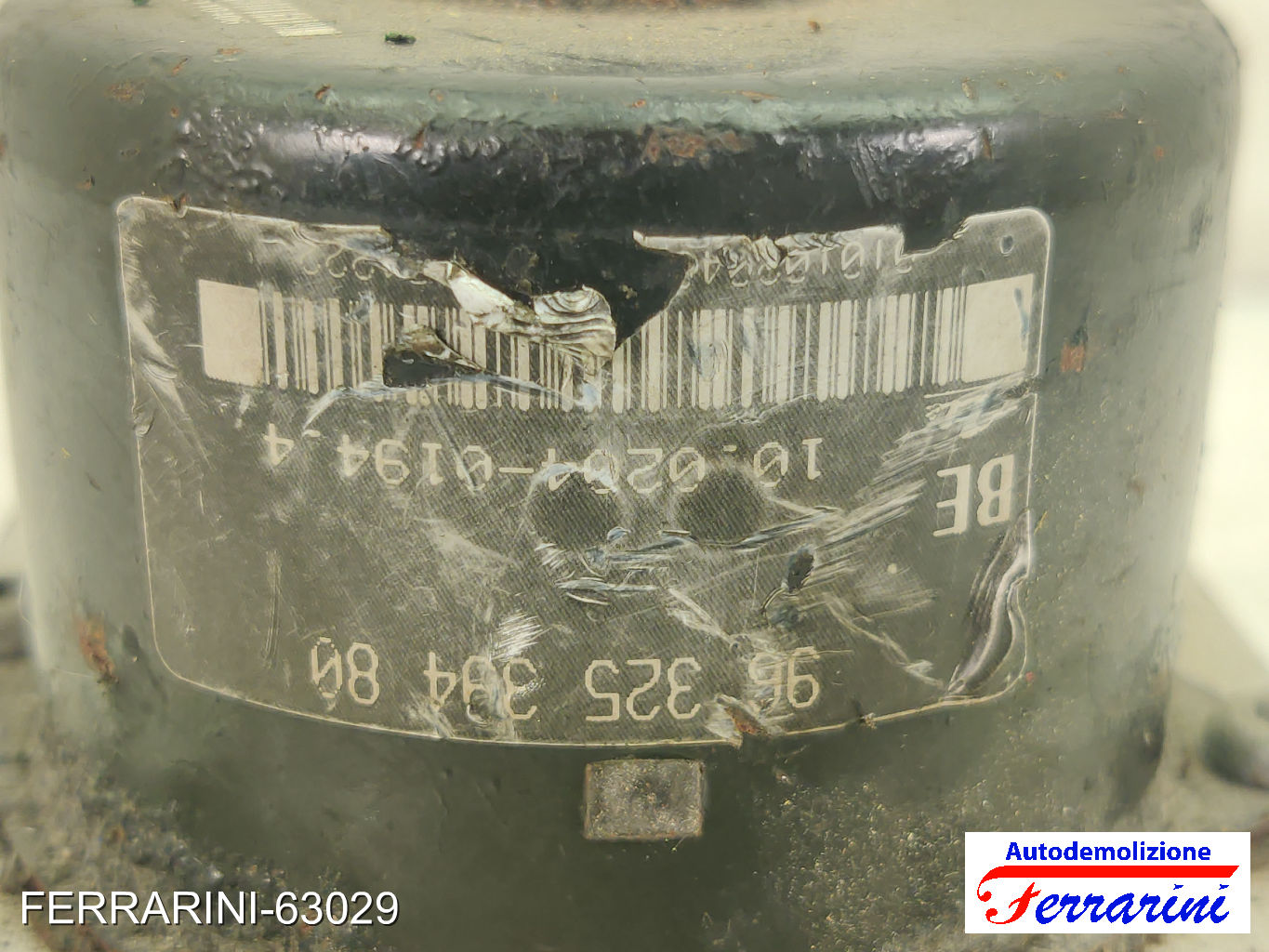 Centralina Pompa Abs PEUGEOT 206 2A/C 1.4 HDI ECO 70 2001-2009 9632539480