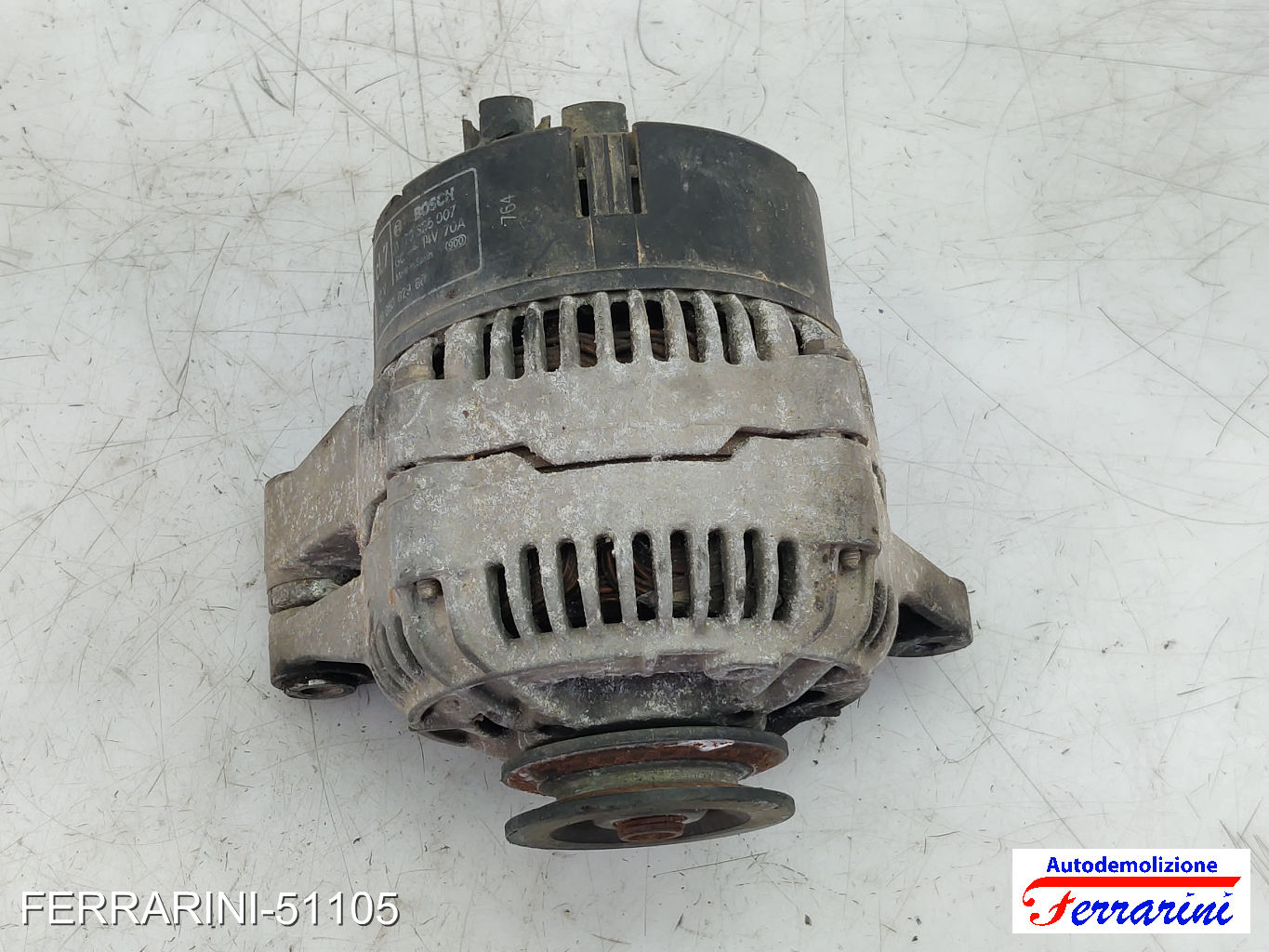 Alternatore CITROEN BERLINGO GFK, GJK, MF 1.4I 1996-2011 9605062980, 0120335007
