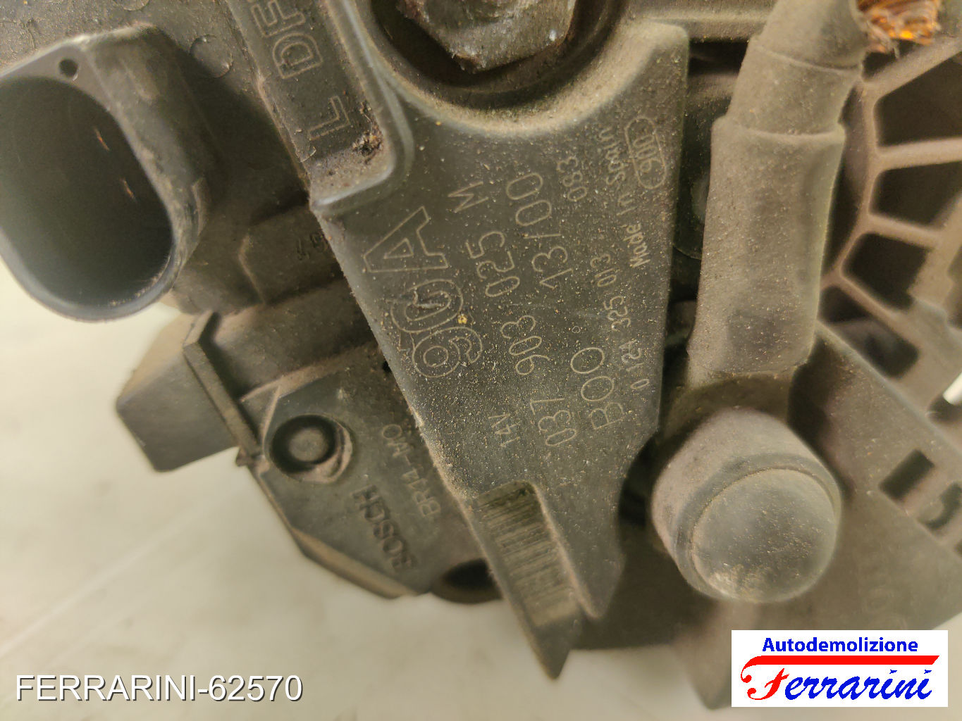 Alternatore VW GOLF 4 VARIANT 1J5 1.4 16V 1999-2006 037903025M, 0124325013 8