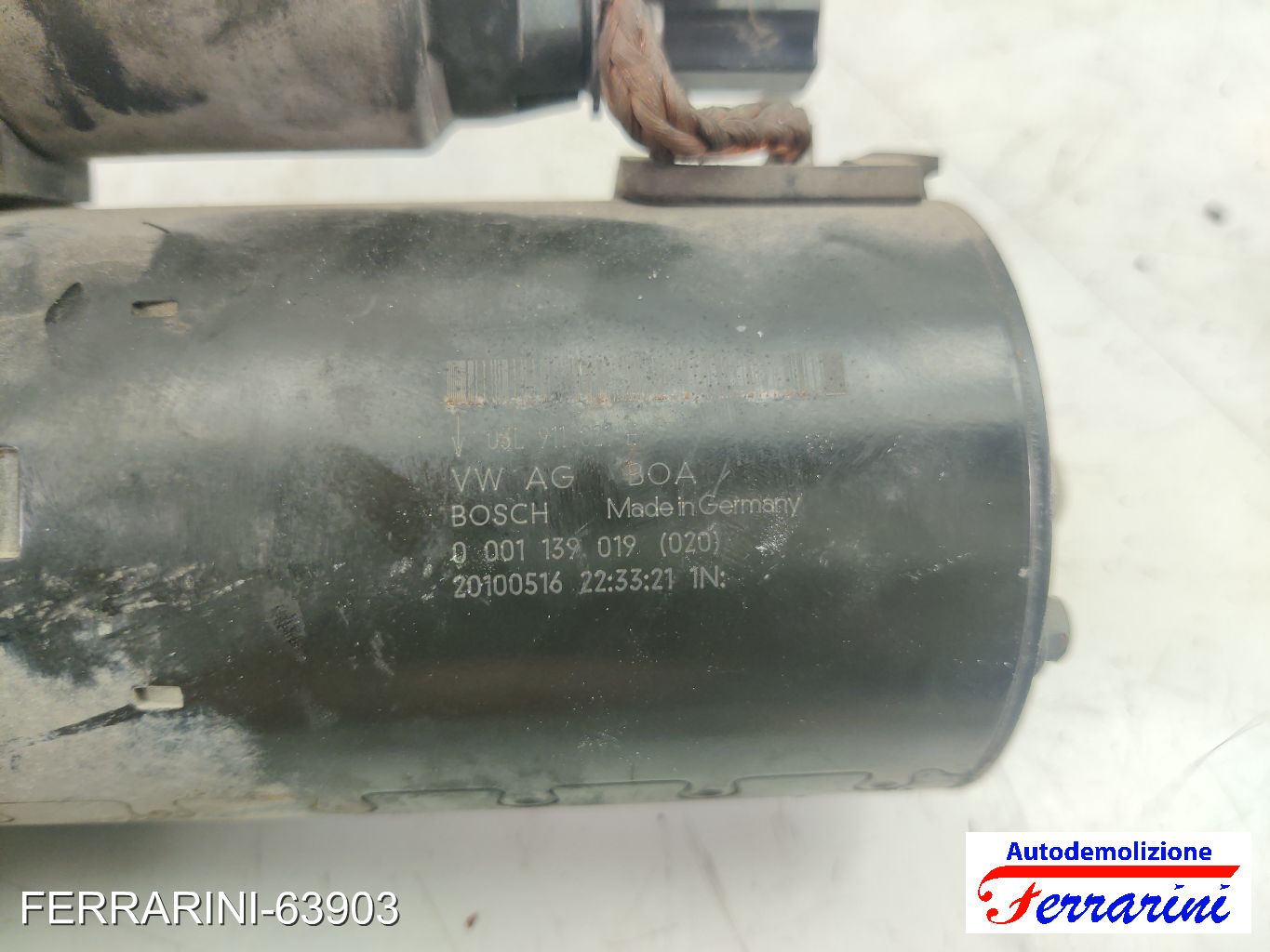 Motorino Avviamento AUDI A4 AT 8K5 2.0 TDI 2008-2015 03L911021E, 03L911021G 7