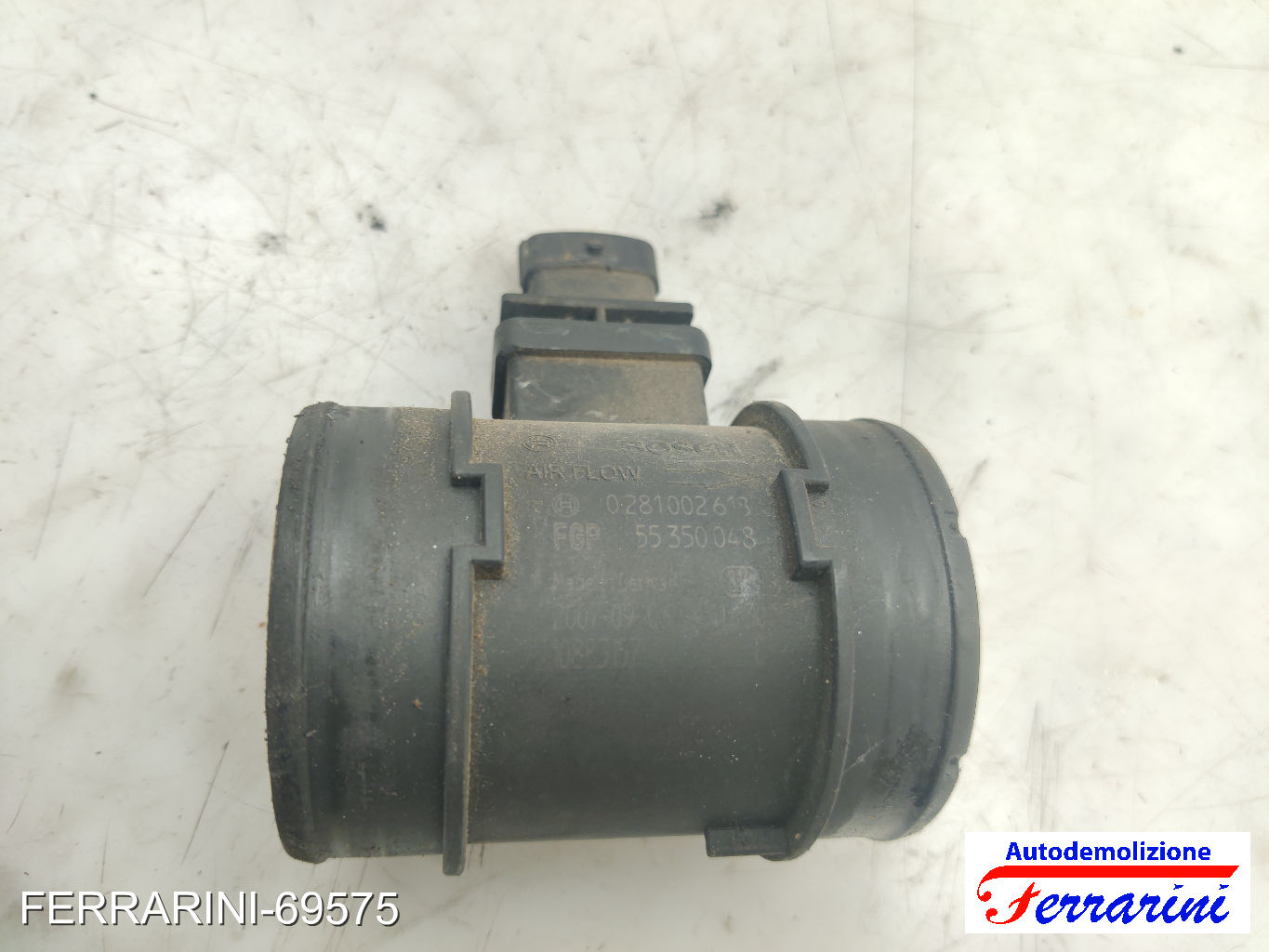 Debimetro ALFA ROMEO 159 939 1.9 JTDM 16V 2005-2011 55206756, 55350043 6