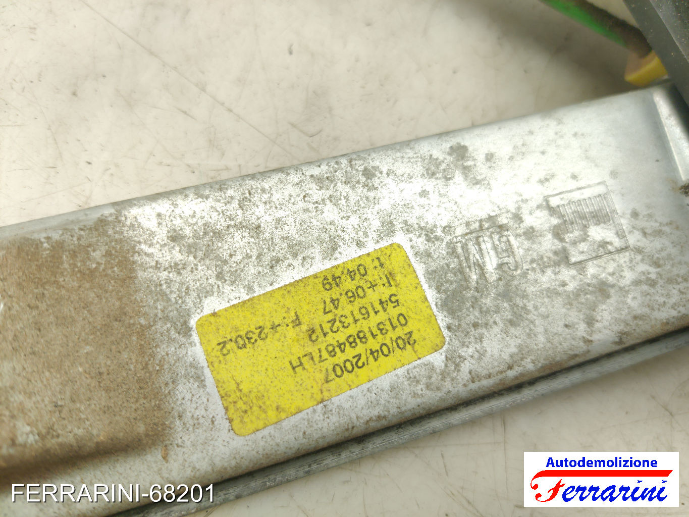Alzavetro OPEL CORSA D S07 2006-2014 sinistro, sx, frontale, anteriore 13188487