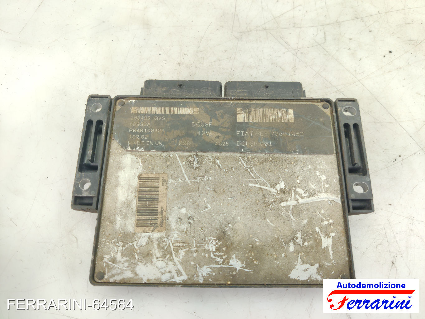 Centralina Motore FIAT PUNTO 188 1.9 DS 60 1999-2012 73501453, R04010042A