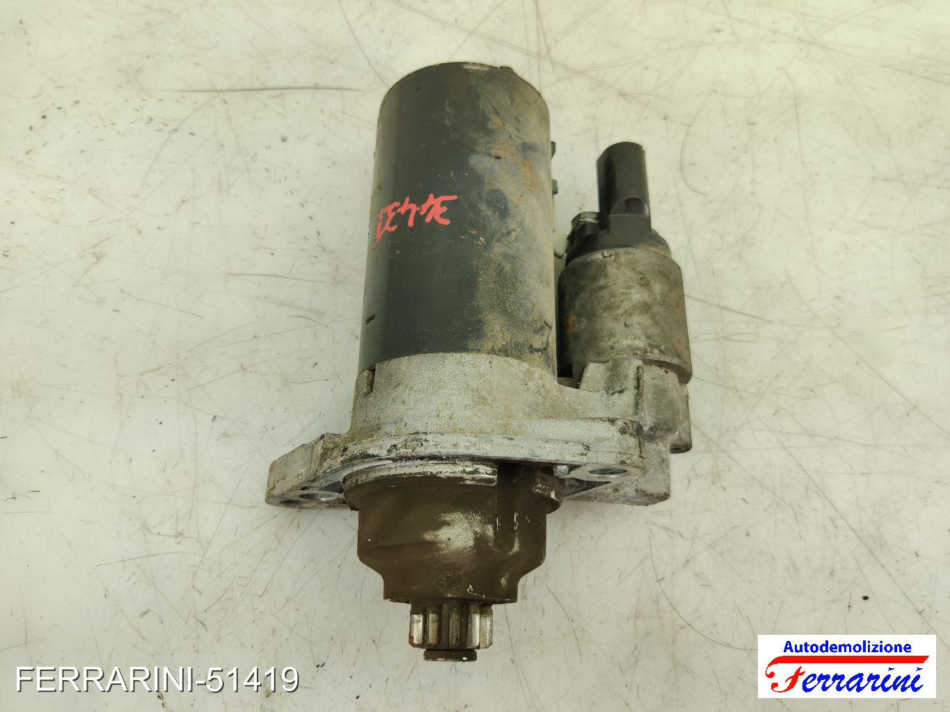 Motorino Avviamento VW GOLF 5 1K1 1.9 TDI 2003-2008 02Z911023F, 02Z911023H 9