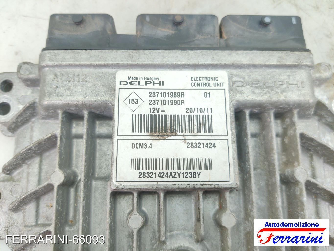 Kit Accensione RENAULT MODUS F/JP0 1.5 DCI 90 2010-2023 237101989R 6
