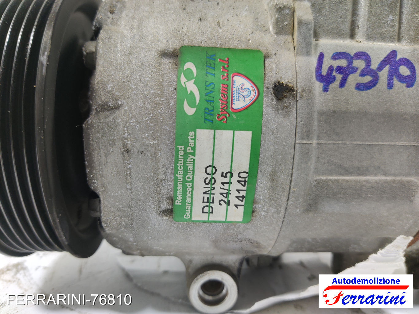 Compressore Clima SEAT IBIZA 3 6L1 1.4 TDI 2002-2005 6Q0820803D, 14140