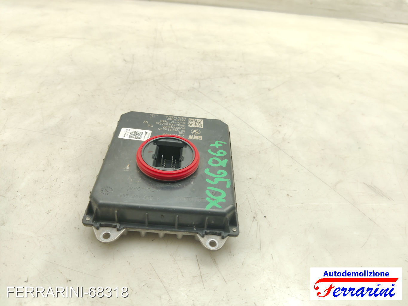 centralina ballast faro BMW X1 F48 SDRIVE 18D 2015-2023 63117492089, 63117381236