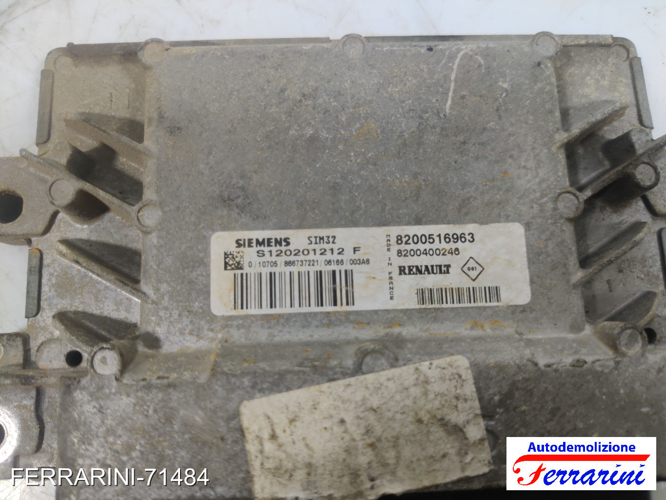 Kit Accensione RENAULT KANGOO KC0/1 1.2 16V 2001-2023 8200530970, EBSIM32R 19