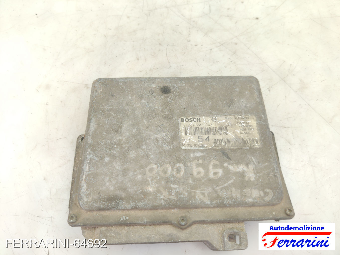 Centralina Motore PEUGEOT 106 2 1A, 1C 1.1I 1996-2004 9623792680, 0281203943 7