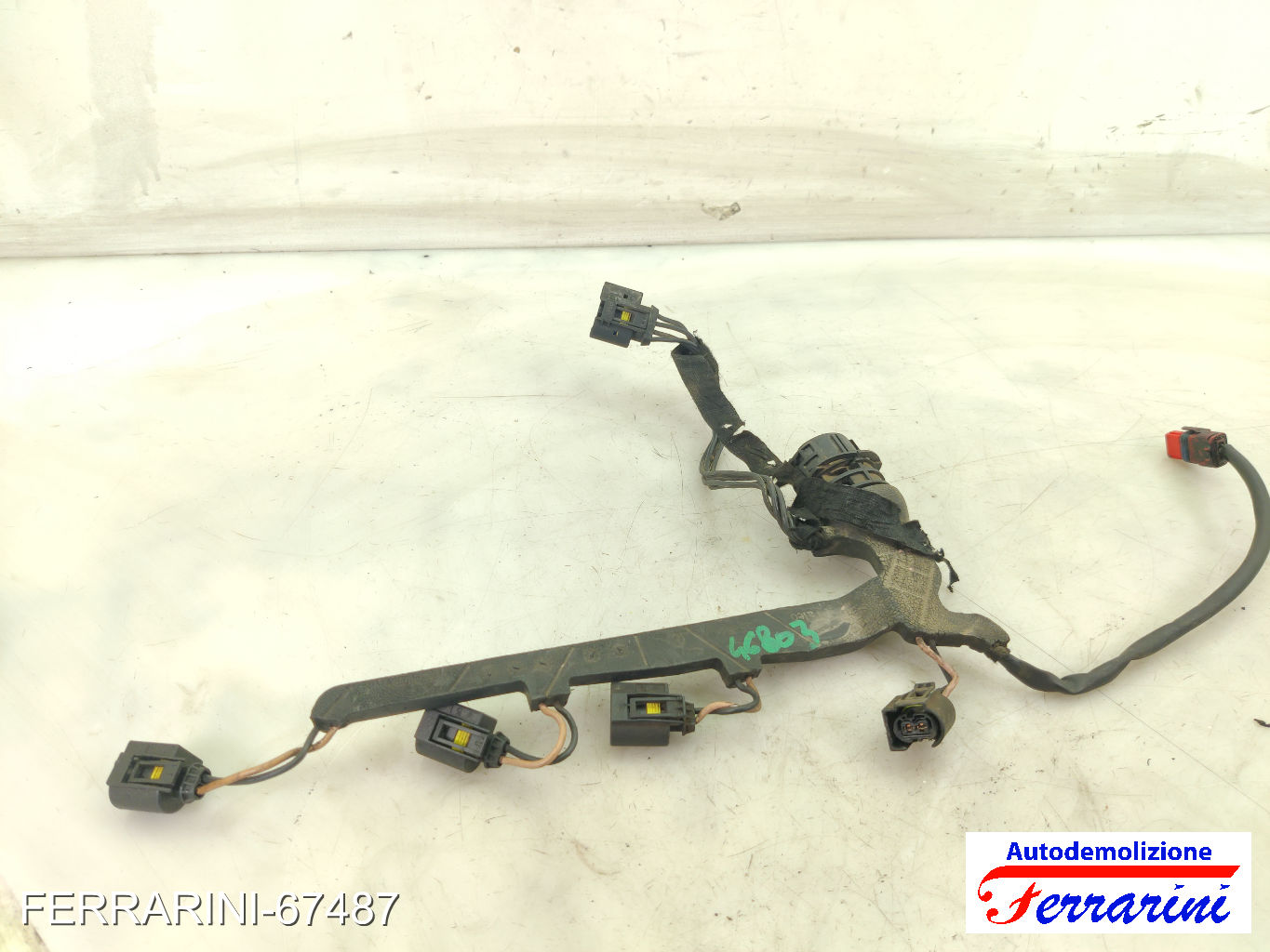 cablaggio iniettori 8HX CITROEN C2 JM 1.4 HDI 2003-2009 9645343780, 46807