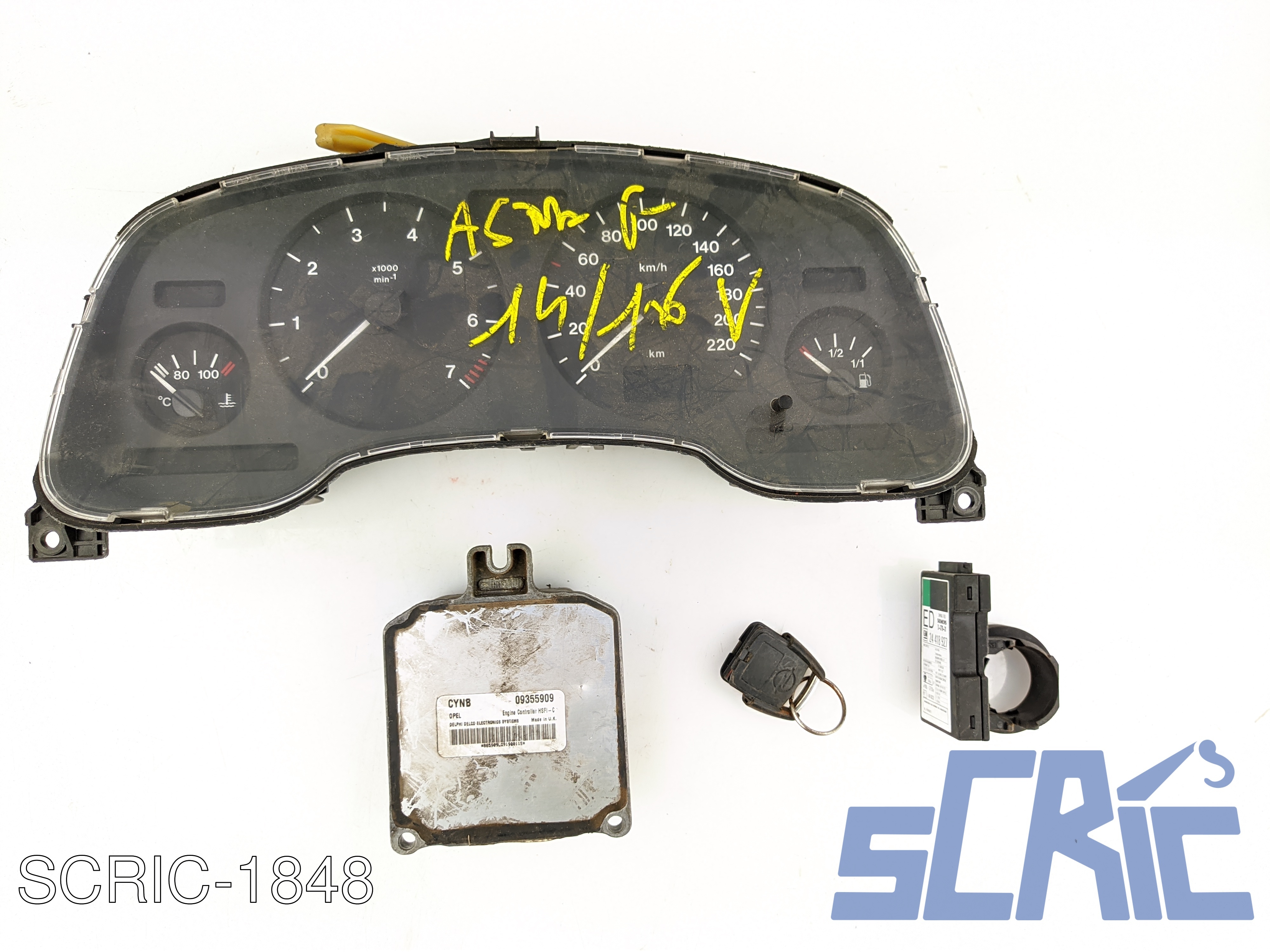 Kit Accensione OPEL ASTRA G T98 1.4 16V 1998-2005 09355909