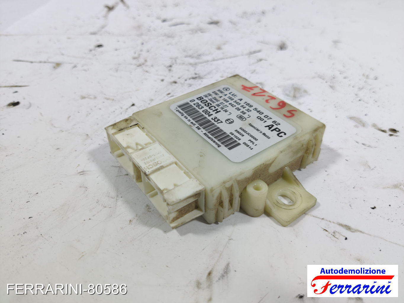 Centralina Sensori Parcheggio MERCEDES CLASSE A W169 2004-2012 A1695400762