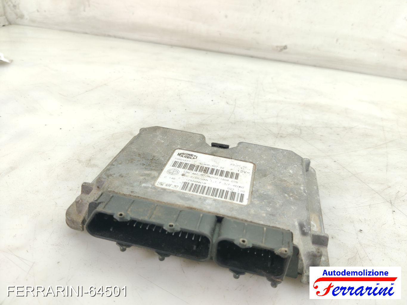 Centralina Motore FIAT SEICENTO 600 287 1.1 1998-2010 73501877, 1Z58GNN1C