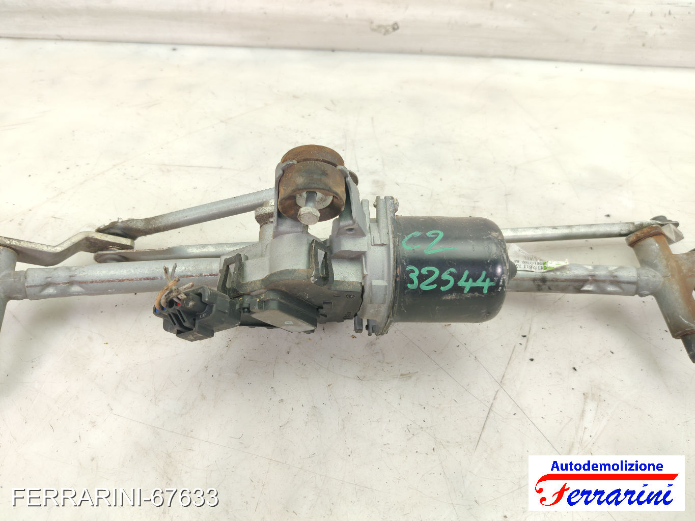 Spazzacqua Motorino Tergicristallo CITROEN C2 JM 2003-2012 anteriore, frontale 9