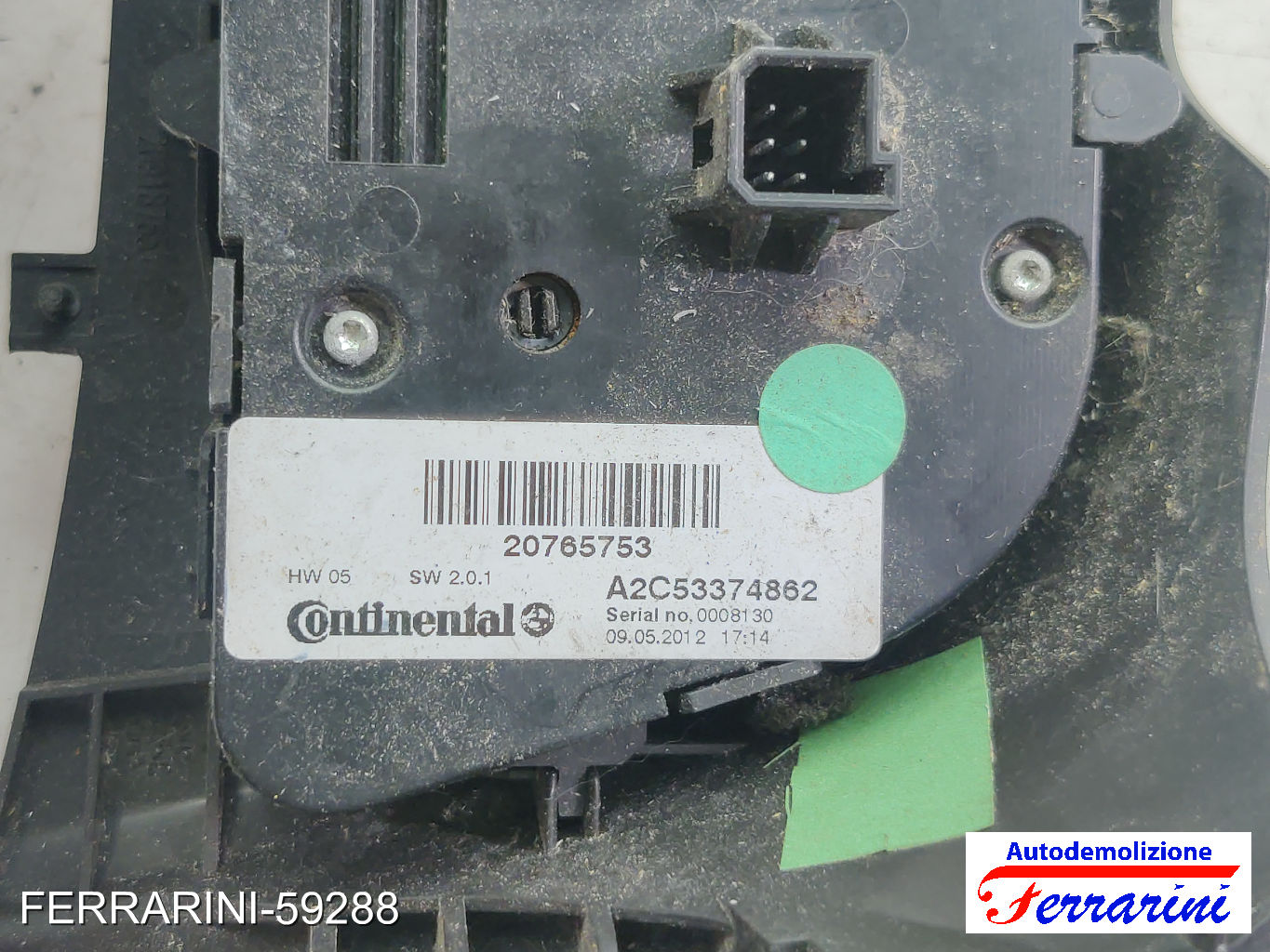 Tastiera Clima OPEL ZAFIRA TOURER C P12 2011-2023 anteriore, frontale 20765753