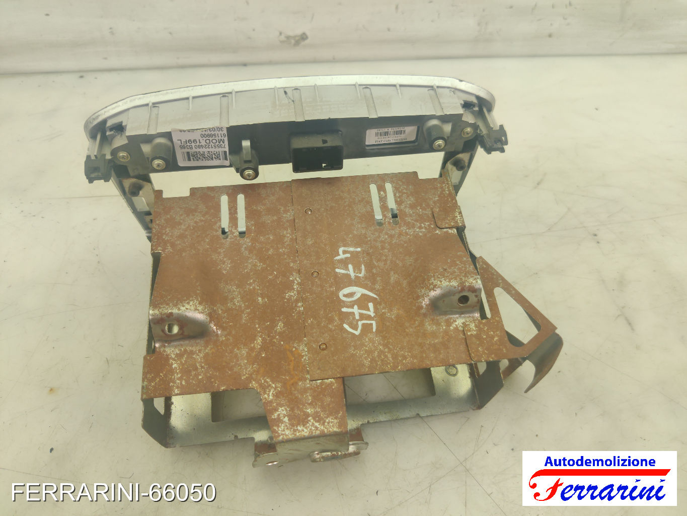 FIAT PUNTO EVO 199 2009-2012 centrale, cent 7355122480, 61156900
