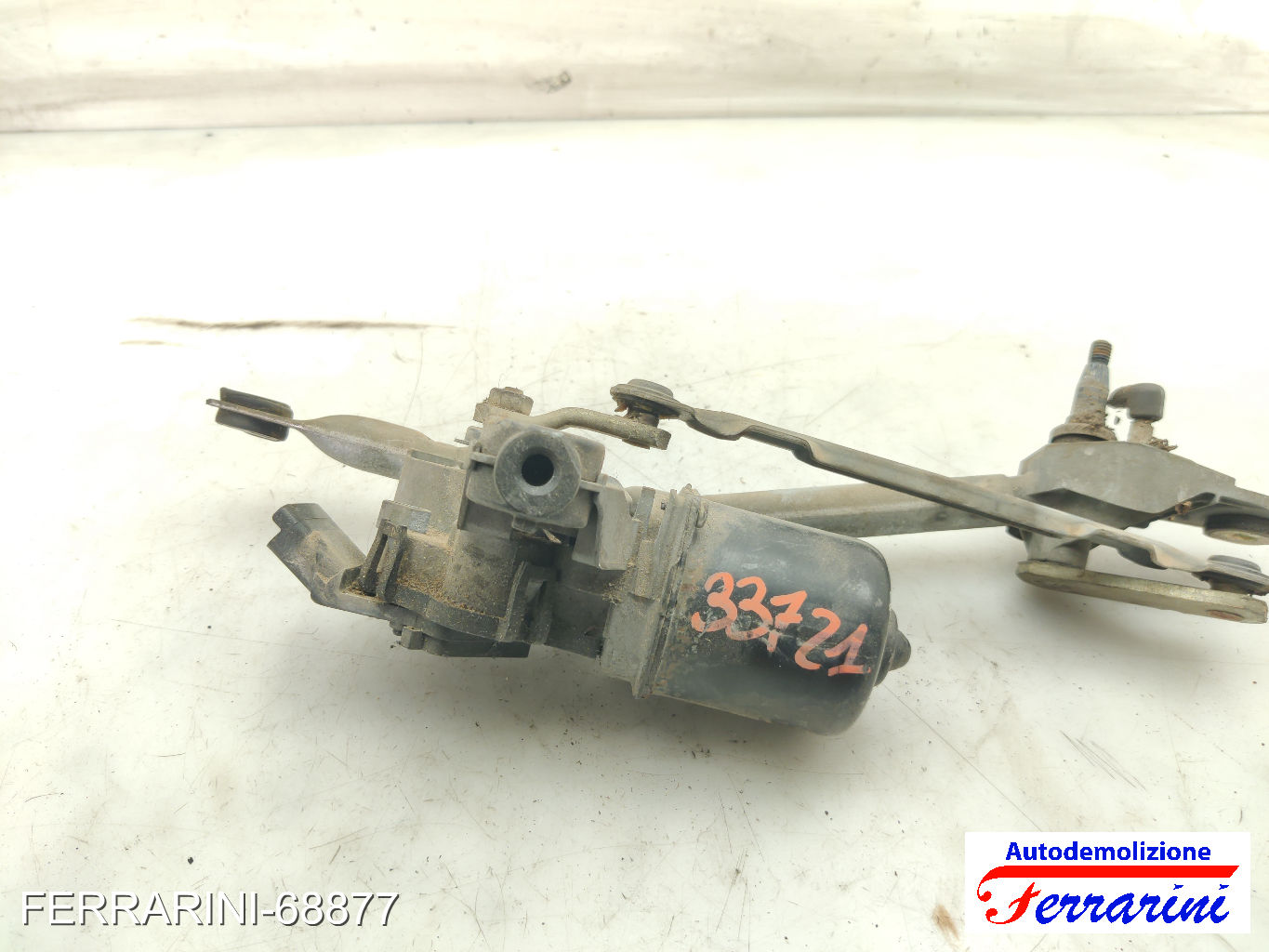 Spazzacqua Motorino Tergicristallo PEUGEOT 107 PM, PN 2005-2014 anteriore 7