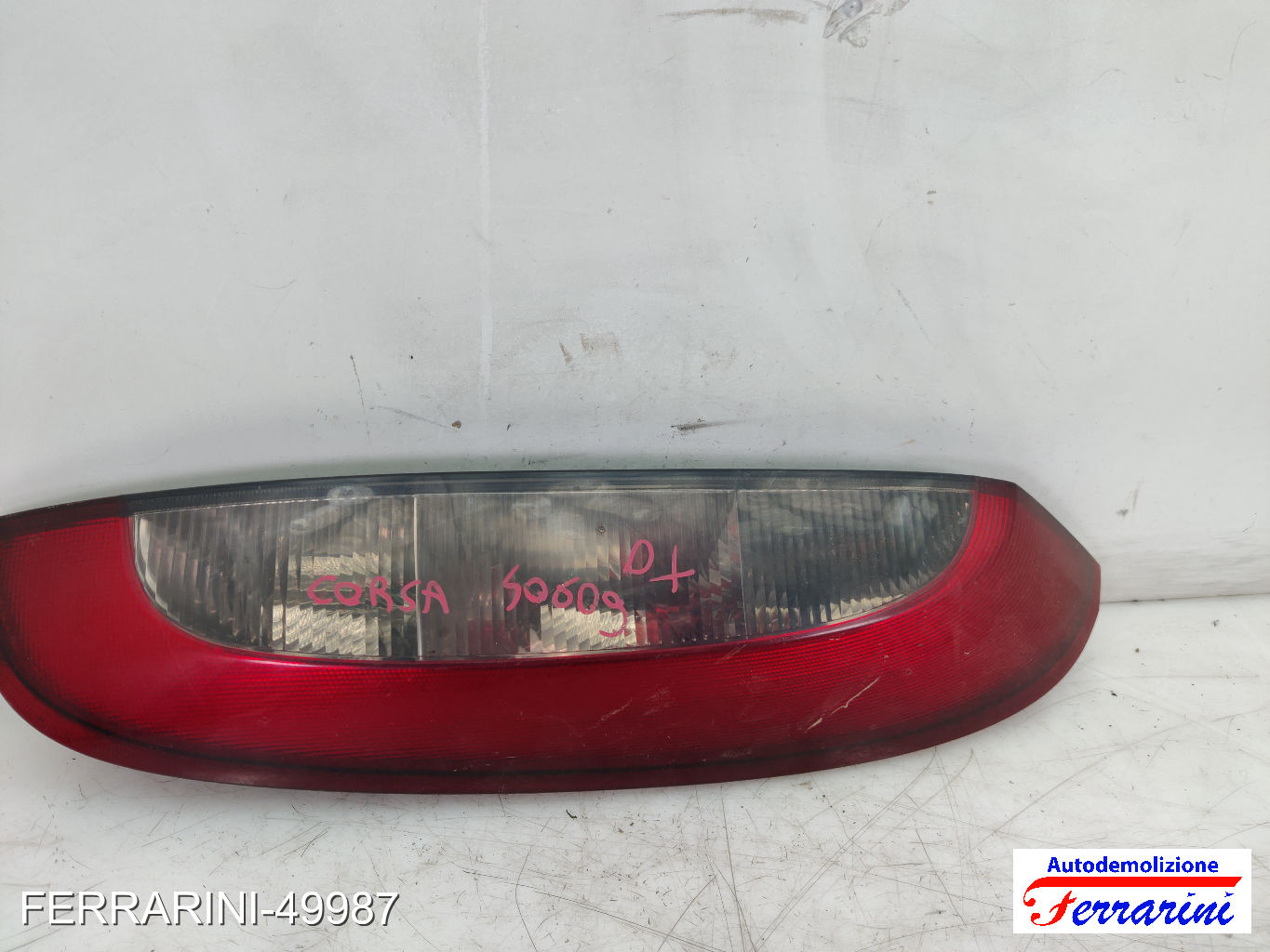 Fanalino Stop Posteriore OPEL CORSA C X01 2000-2003 destro, dx 93170223, 9196364 8