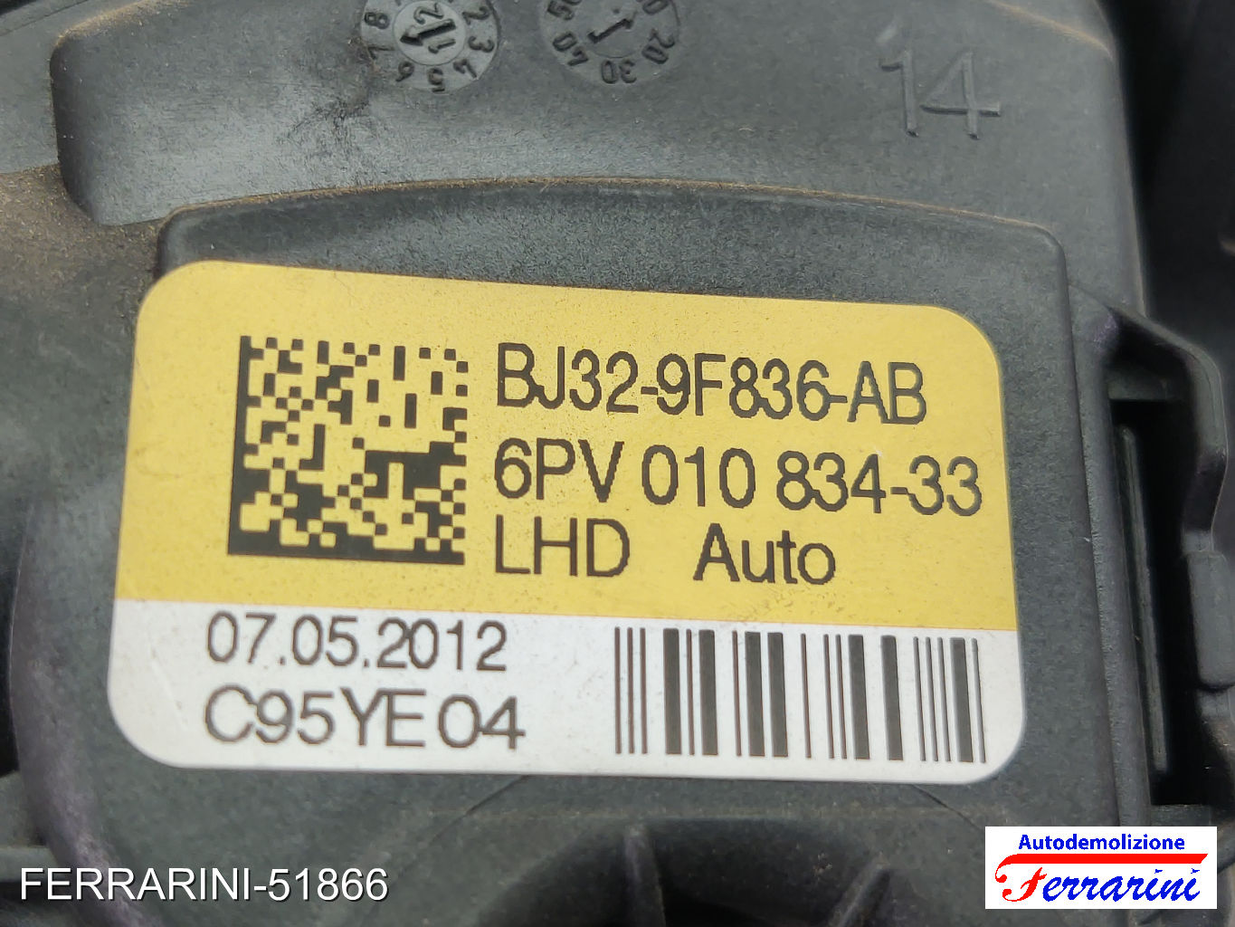 Pedale Acceleratore LAND ROVER RANGE ROVER EVOQUE L538 2.2 D 4X4 2011-2019 8