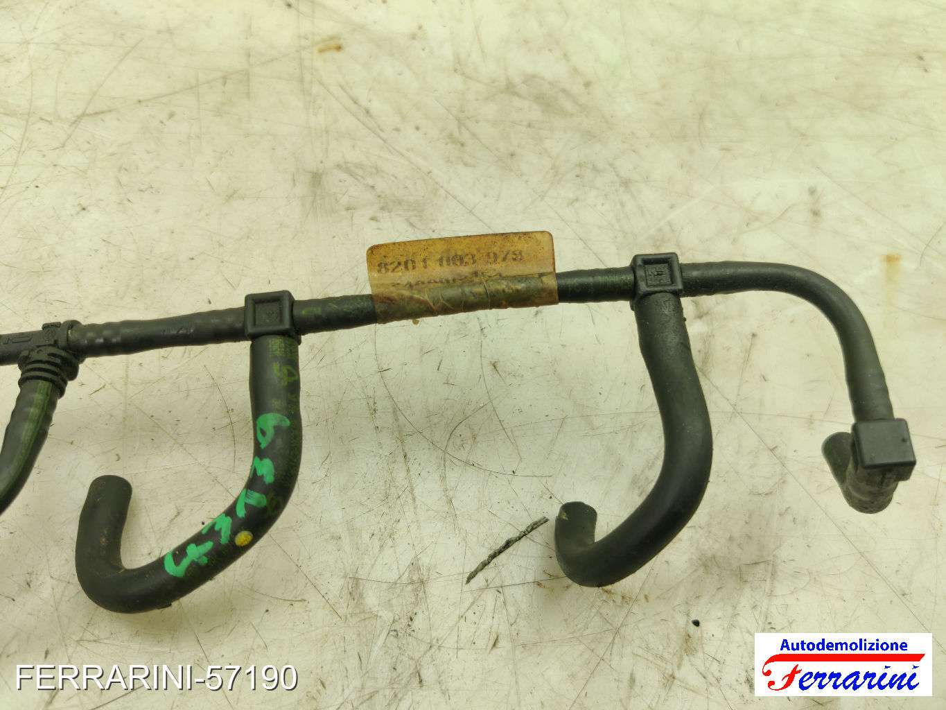tubazione recupero ritorno iniettori RENAULT MEGANE 3 SW KZ0/1 1.5 DCI 2009-2015 6