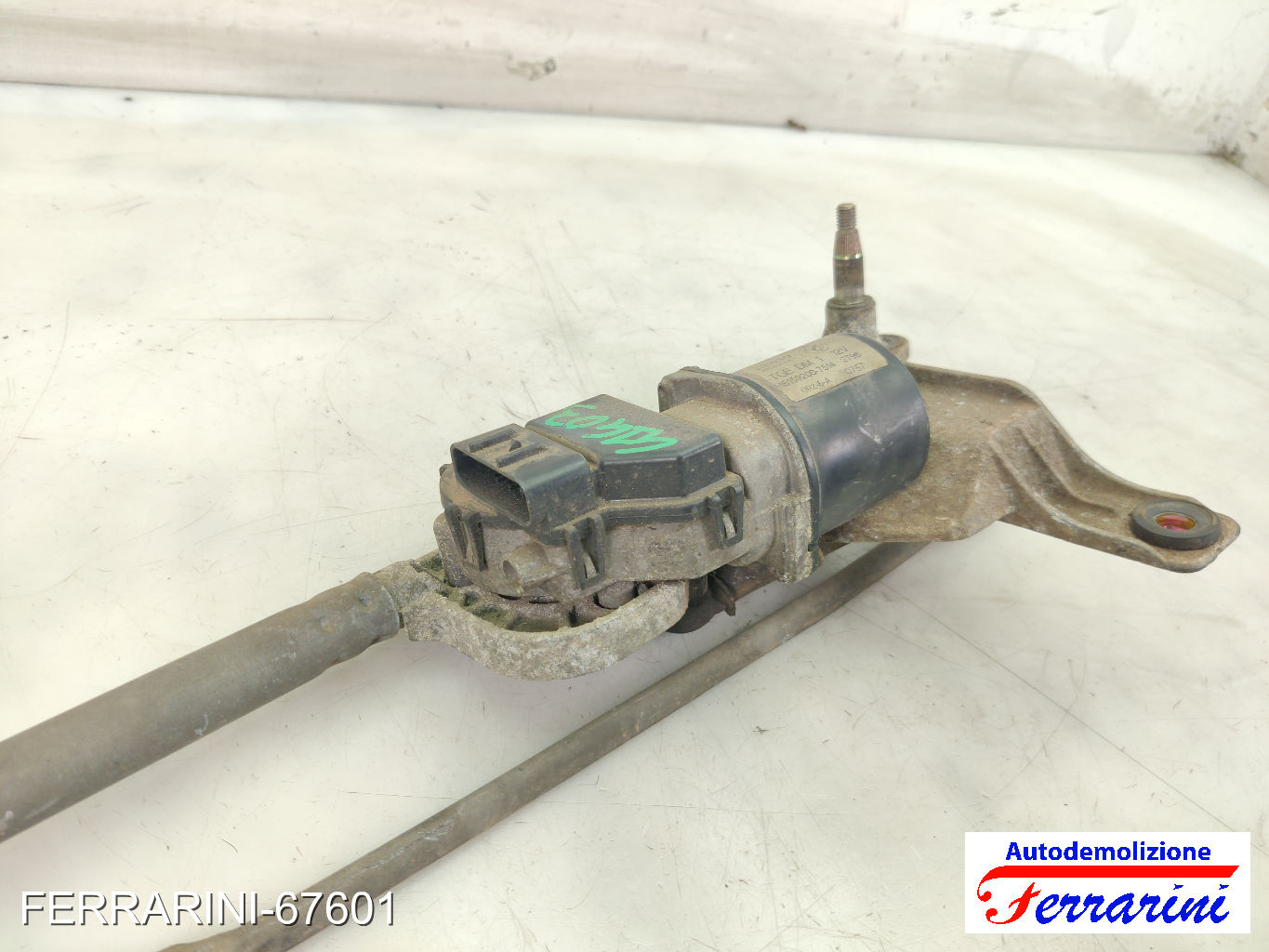 Spazzacqua Motorino Tergicristallo FIAT IDEA 350 2004-2012 anteriore, frontale 9