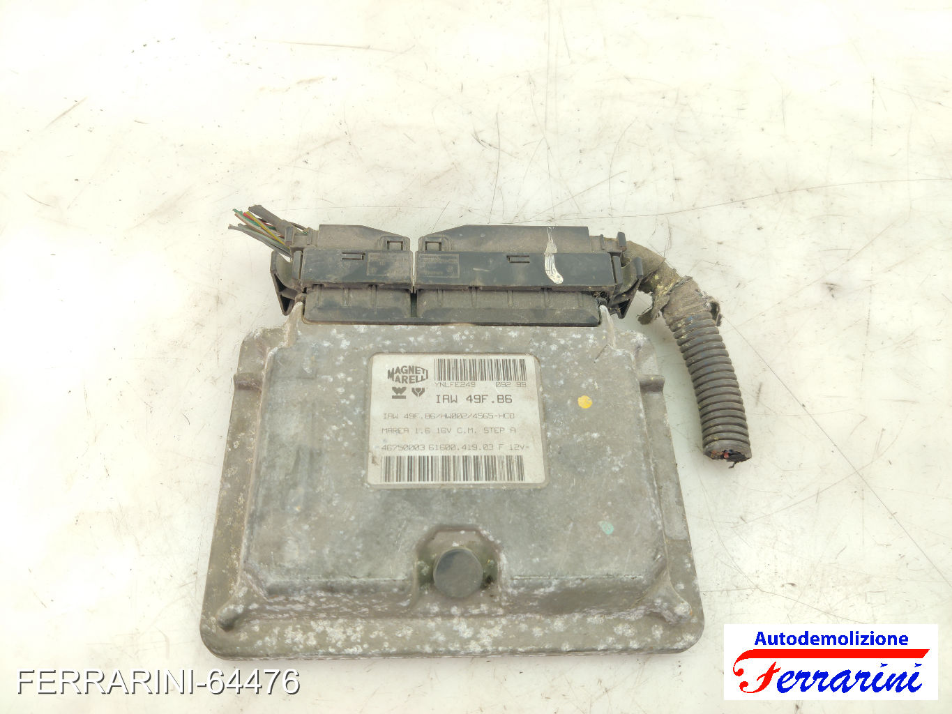 Centralina Motore FIAT MAREA 185 1.6 100 16V 1996-2002 46750003, 467500036