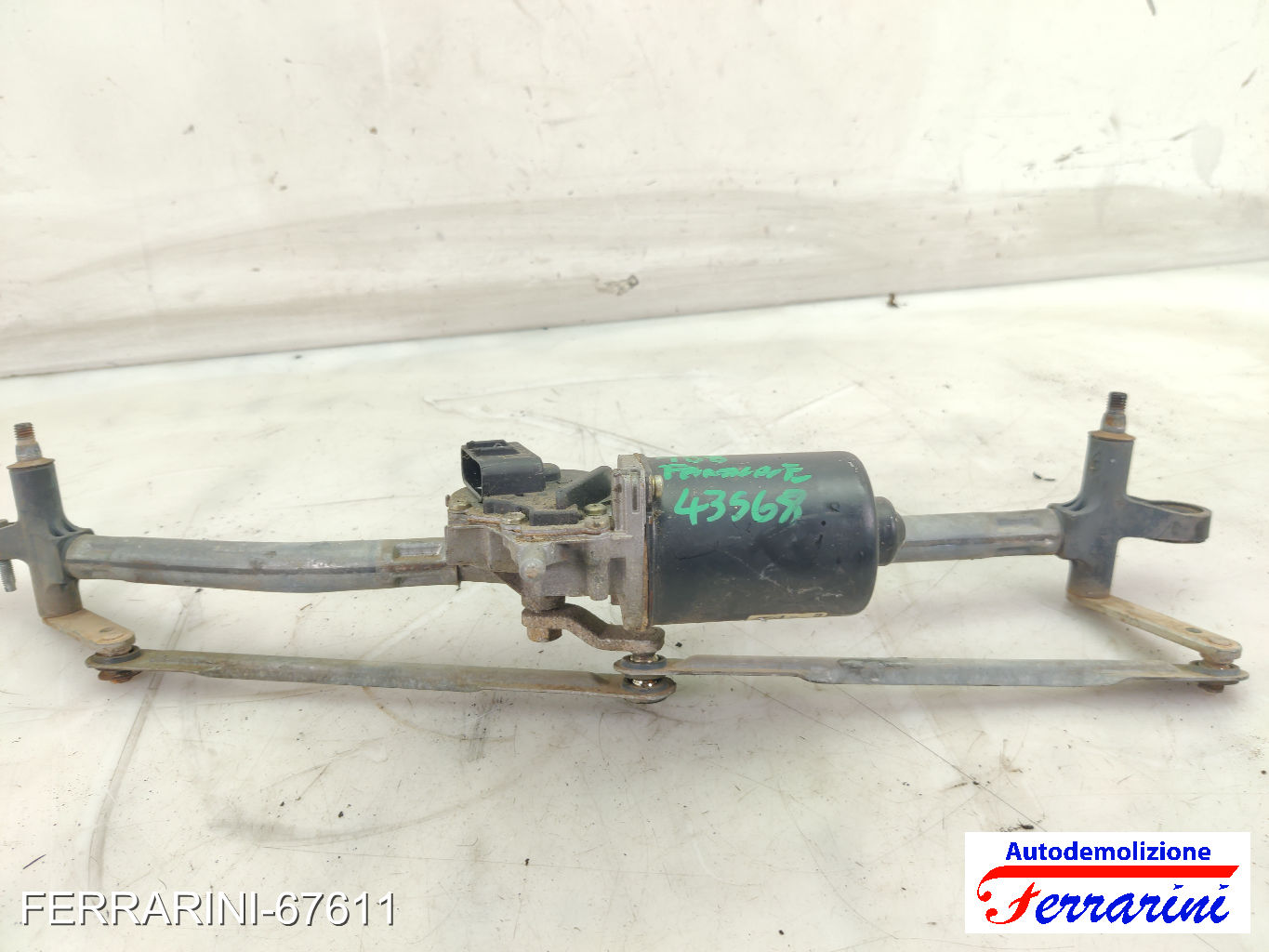 Spazzacqua Motorino Tergicristallo FIAT PUNTO 188 1999-2010 anteriore, frontale 6