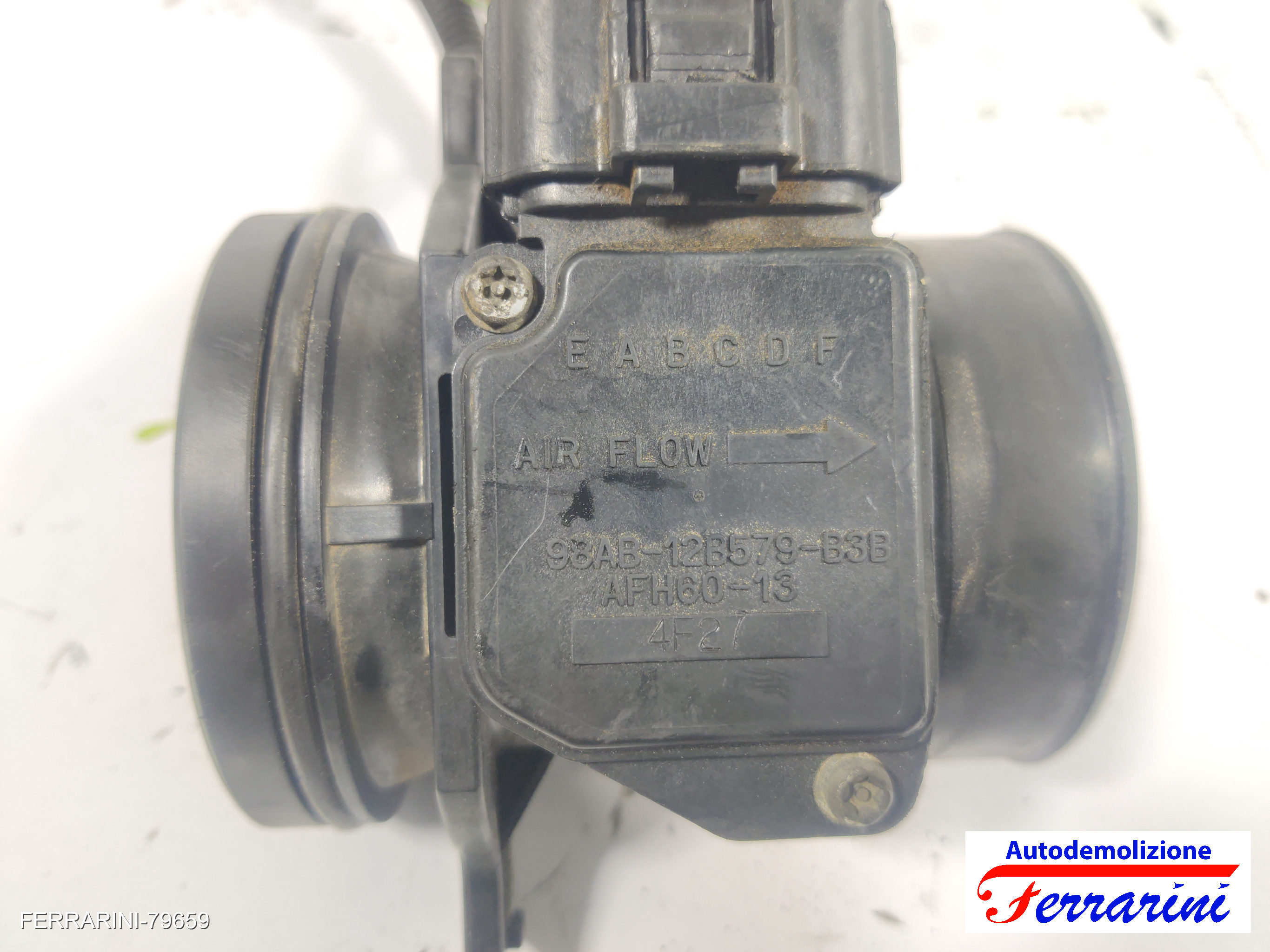 Debimetro FORD FOCUS SW DNW 1.8 TURBO DI/TDDI 1999-2004 98AB12B579B3B, AFH6013 8