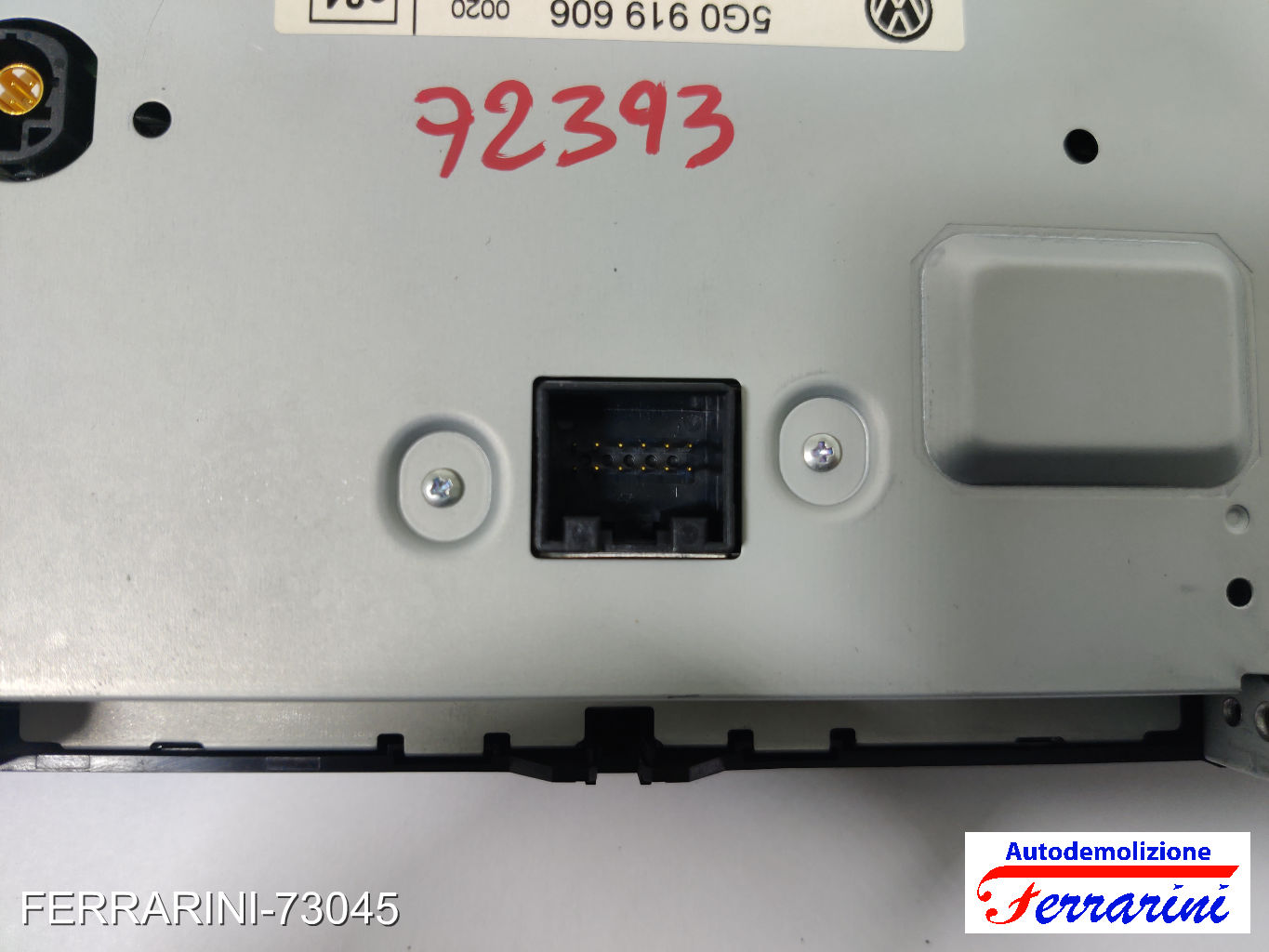 Navigatore Gps VW GOLF 7 5G1, BE1, BE2, BQ1 2012-2020 5G0919606, 0094TU23002VR3