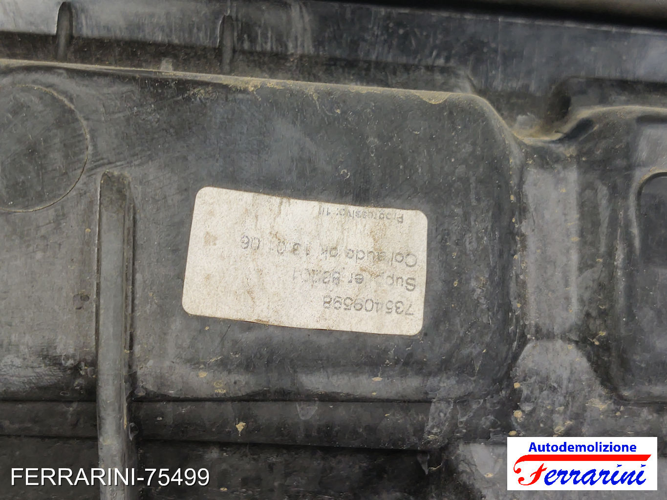 Alzavetro LANCIA YPSILON 843 2003-2011 destro, dx, frontale, anteriore 735409598