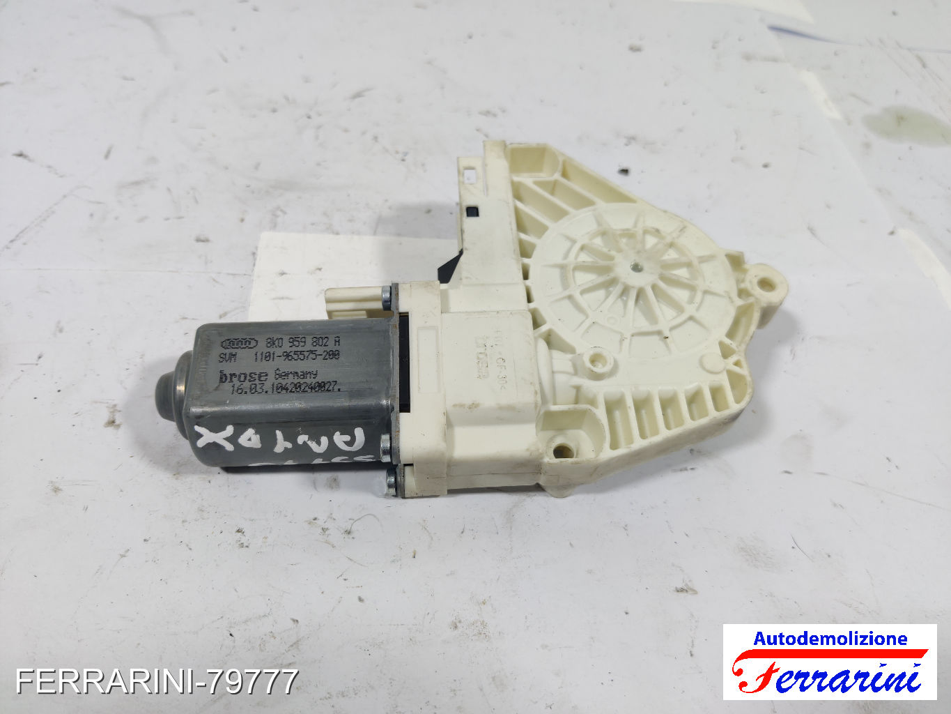 Motorino Alzavetro Frontale Destra 8