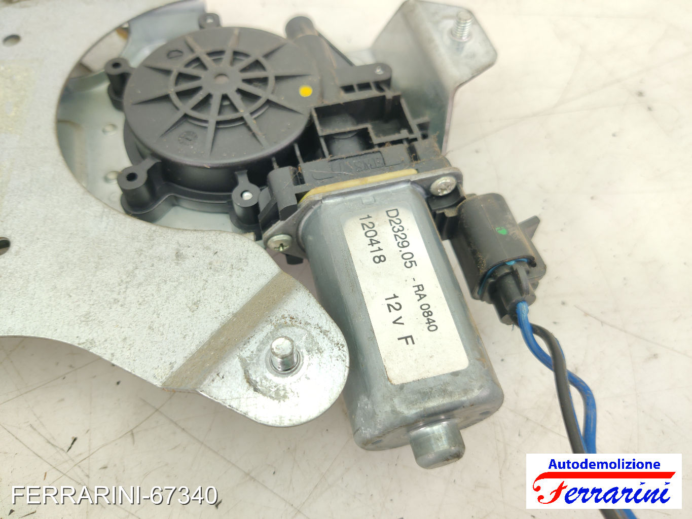 Alzavetro RENAULT KANGOO KC0/1 2001-2007 sinistro, sx, frontale, anteriore