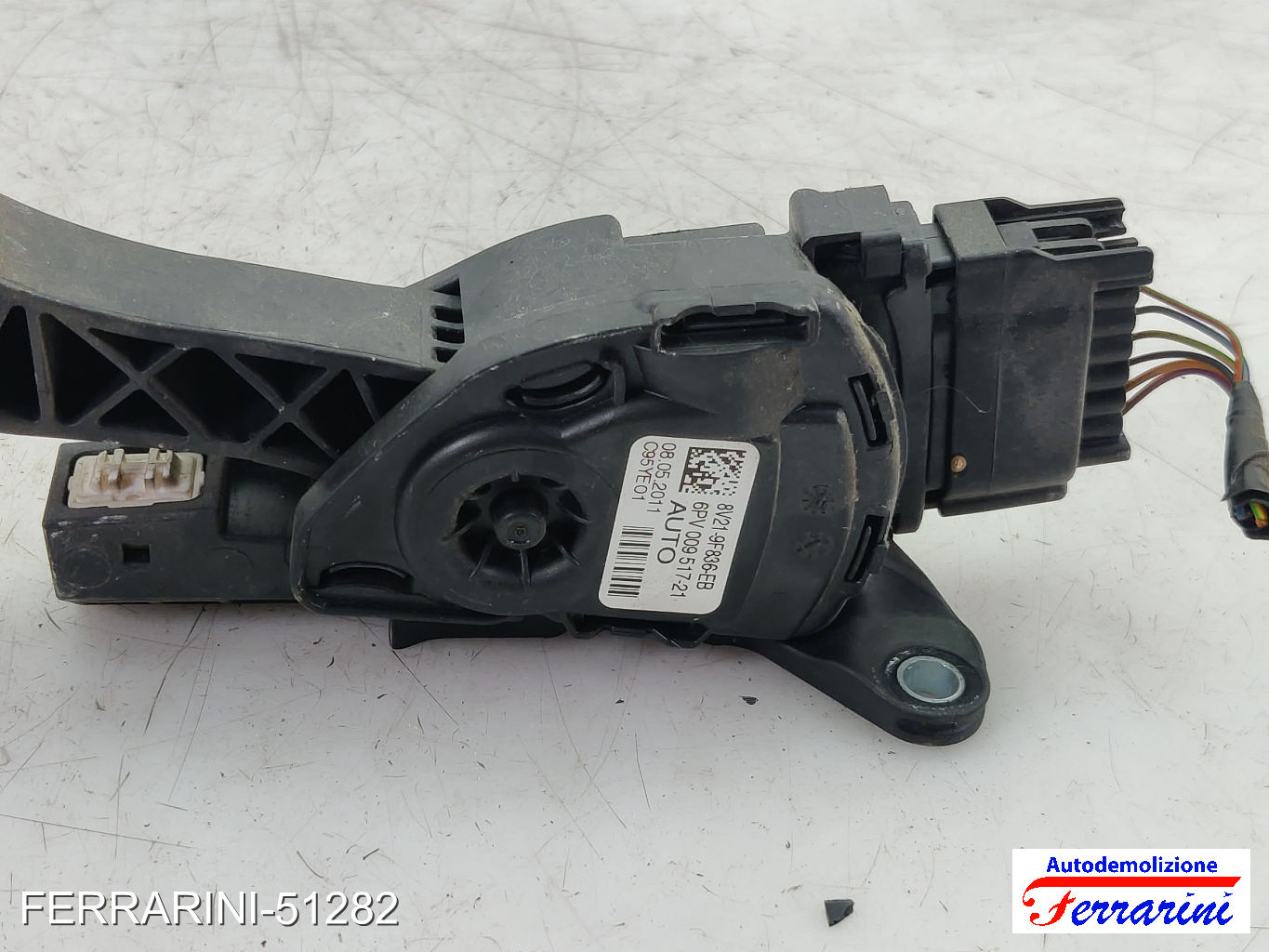 Pedale Acceleratore FORD FIESTA 6 CB1, CCN 1.4 2008-2012 8V219F836EB, C95YE01