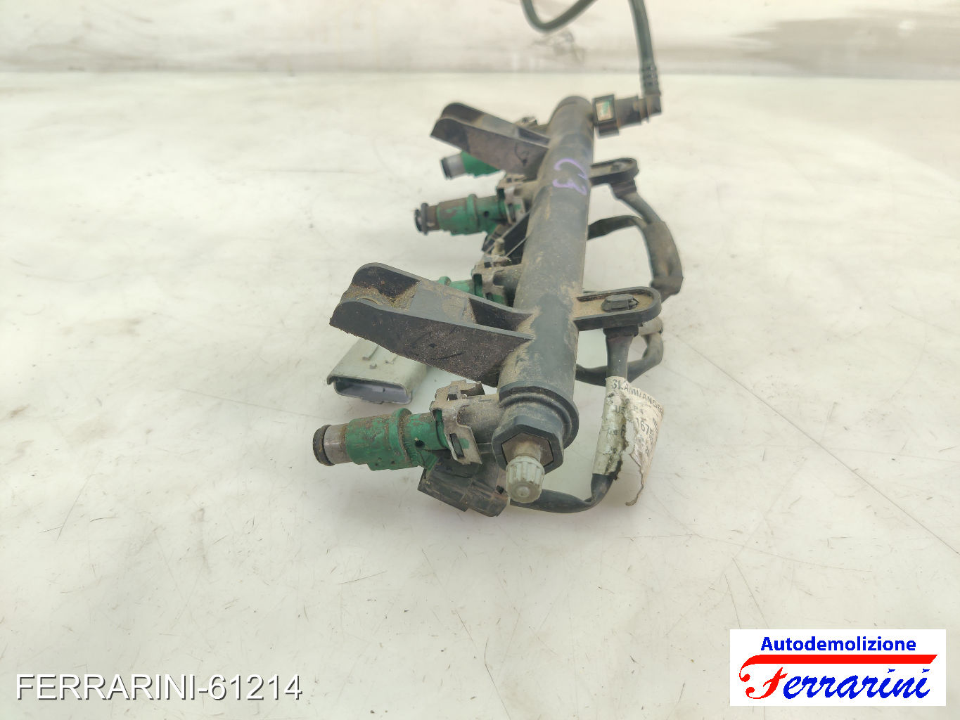 Flauto Iniettori PEUGEOT 1007 KM 1.4 2005-2009 9661675380, AMANGERS09
