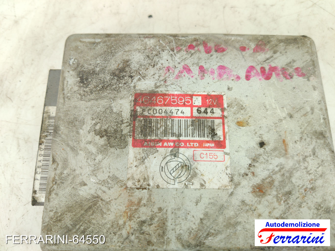 Centralina Cambio Automatico FIAT BRAVO 1 182 1.6 16V 1995-2001 46467595, FC6A00 6