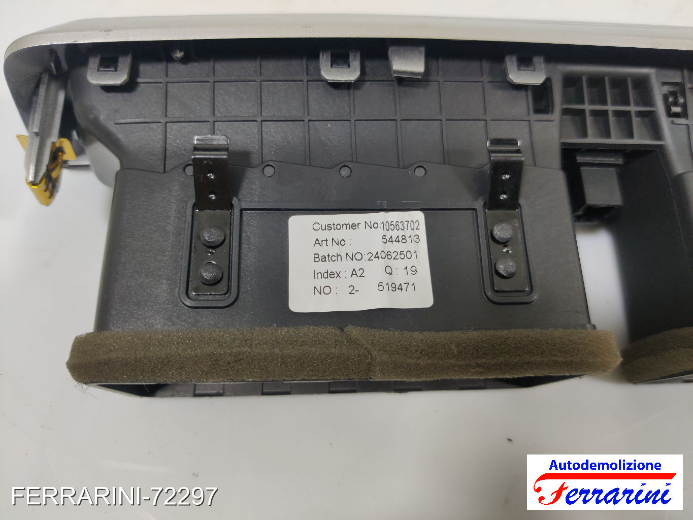 Bocchetta Areazione MG MG ZS SUV 2017-2023 anteriore, frontale centrale, ant 6
