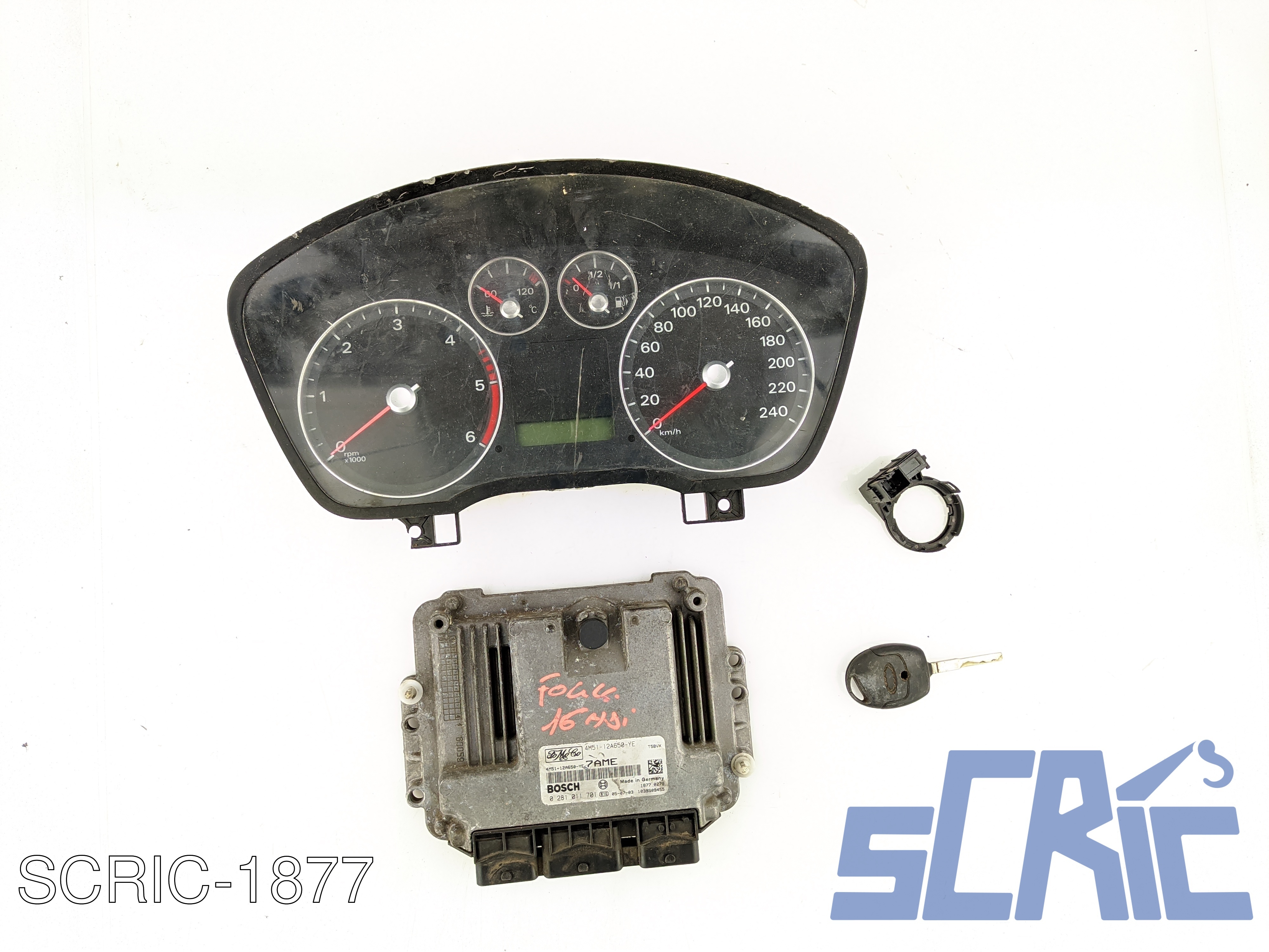 Kit Accensione FORD FOCUS C-MAX DM2 1.6 TDCI 2003-2007 0281011701