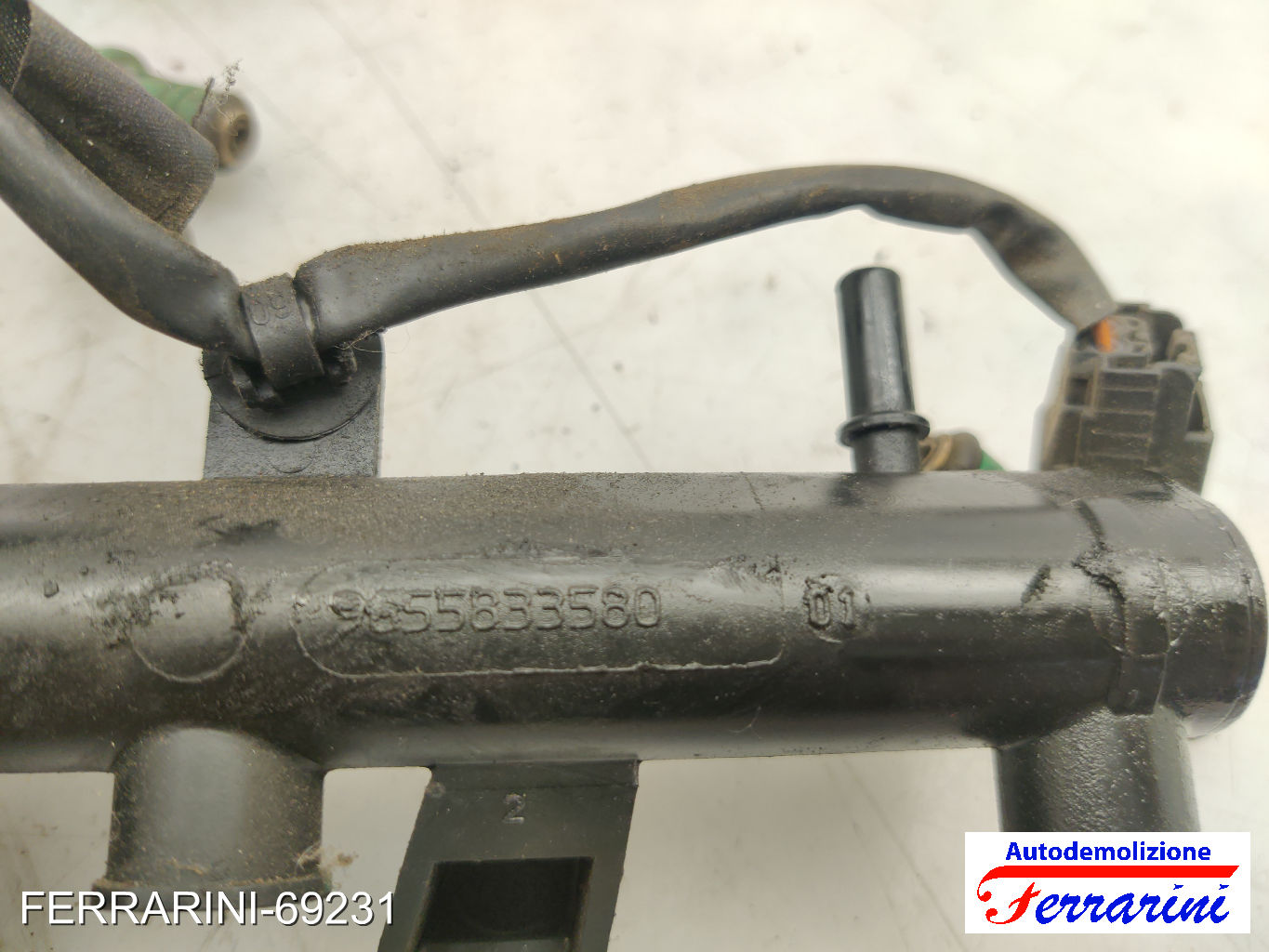 Flauto Con Iniettori PEUGEOT 1007 KM 1.4 2005-2009 9655833580, 1984G0