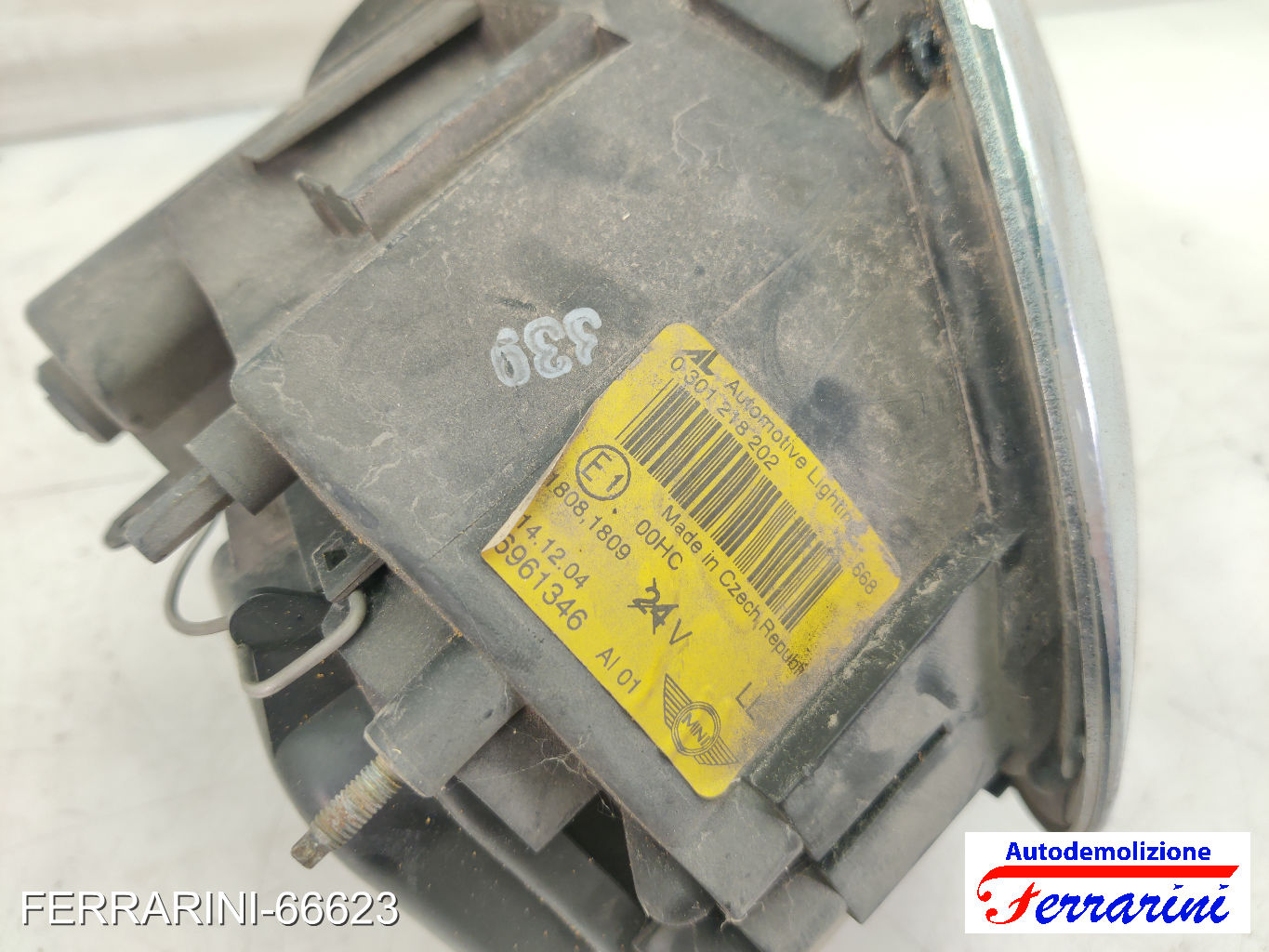 Faro Anteriore MINI - R50, R53 2003-2006 destro, dx 63126961346, 0301218202 11
