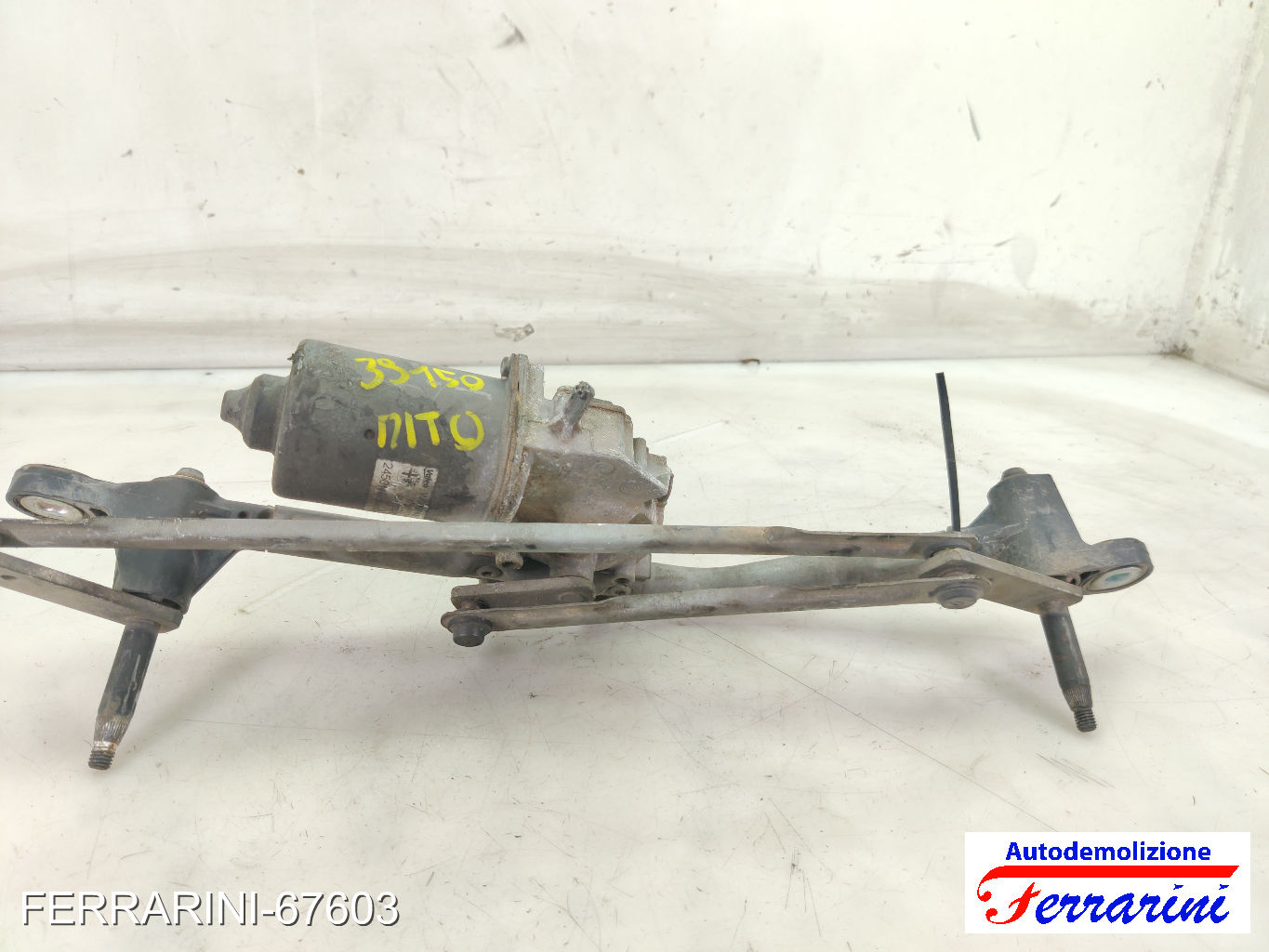Spazzacqua Motorino Tergicristallo ALFA ROMEO MITO 955 2008-2015 anteriore 10