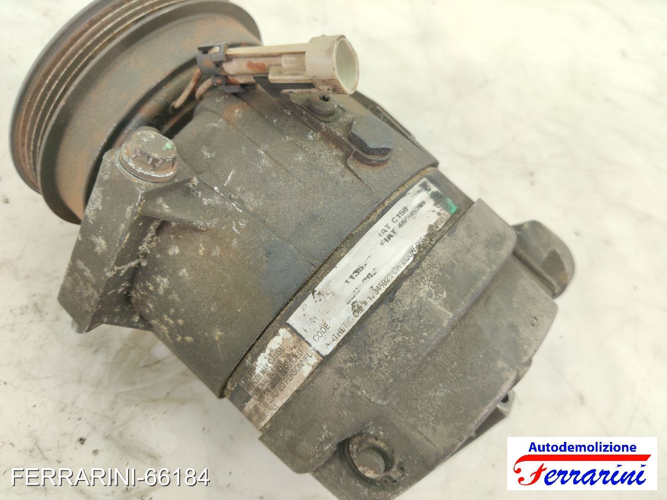 Compressore Clima FIAT MULTIPLA 186 1.6 16V BIPOWER 2001-2010 46525369, T4645369 7